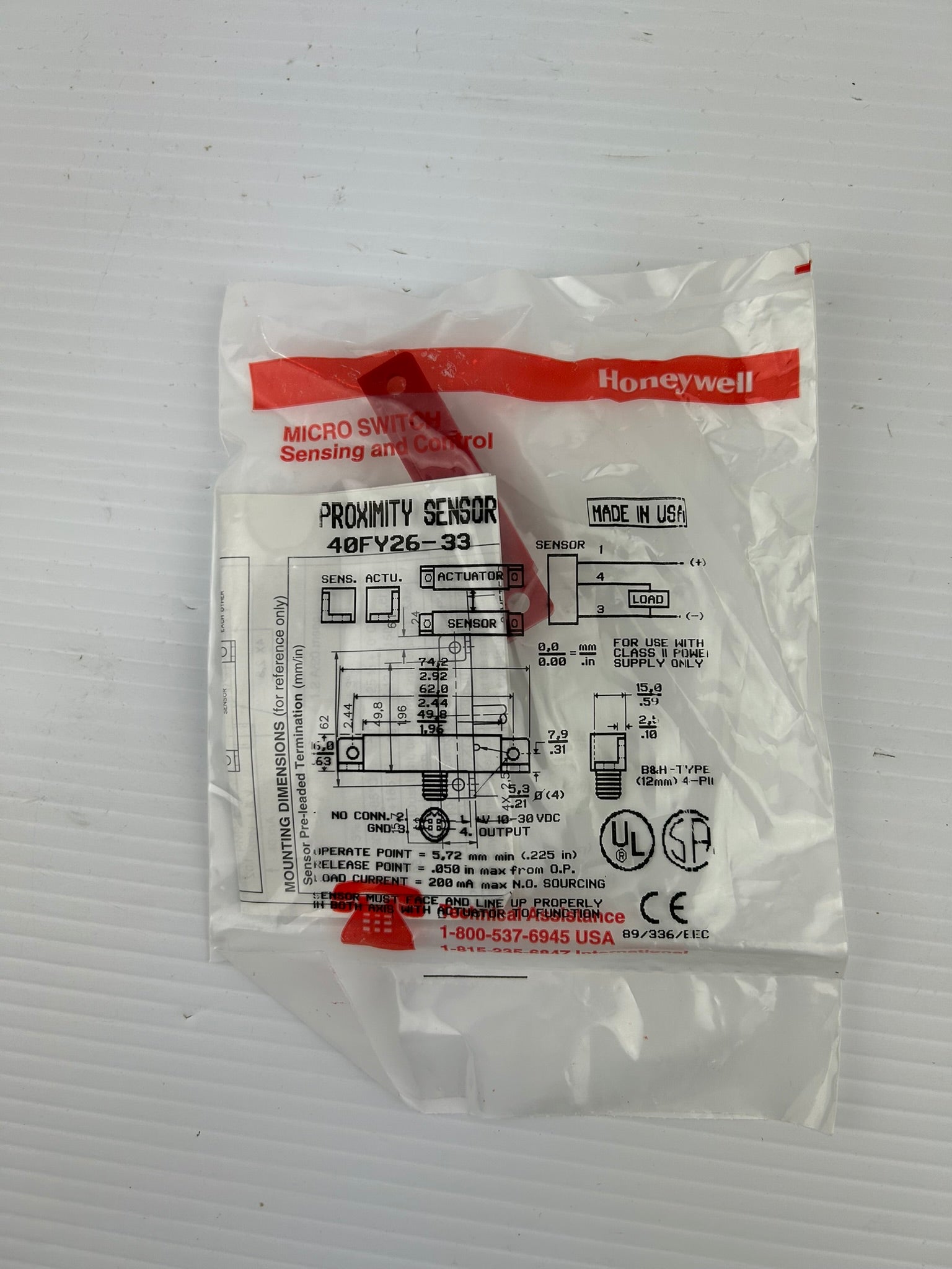 Pepperl+Fuchs 40FY26-33 Proximity Sensor