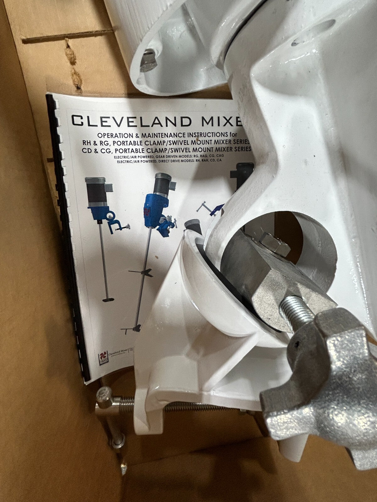 Cleveland Mixer RG-6 Clockwise Impeller 5:1 Gear Ratio with Baldor 1.5HP Motor