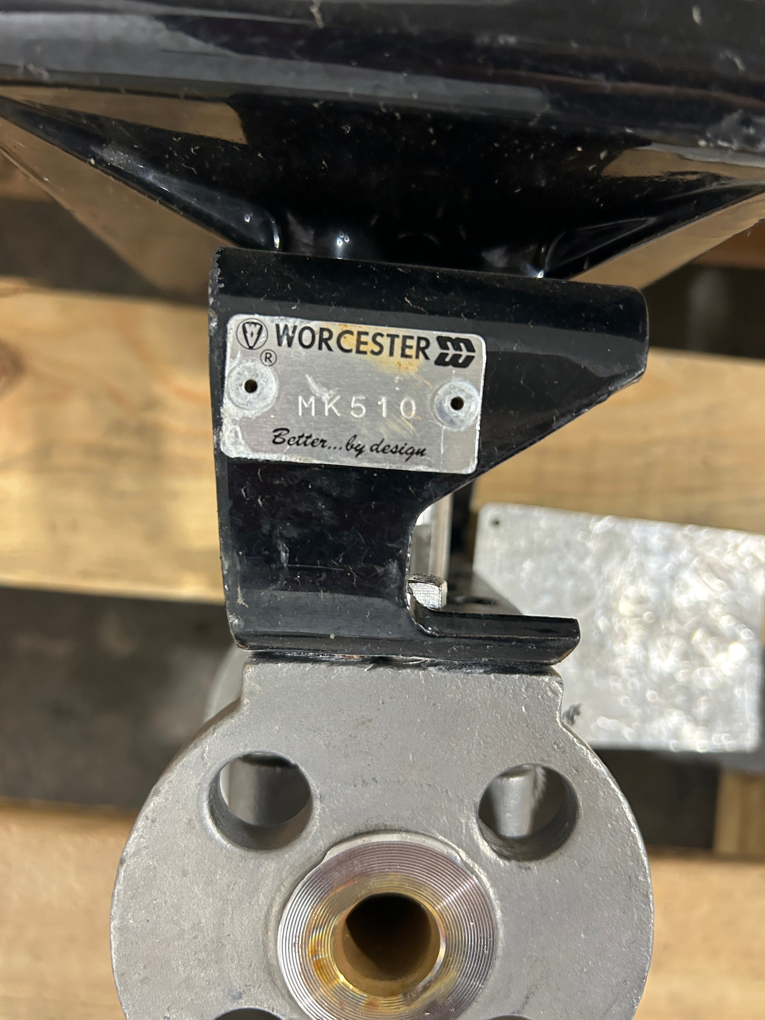 Worcester McCanna Series 75 Actuator 12 75 WD3120A 225 in.-lbs. Xomox 037D Valve