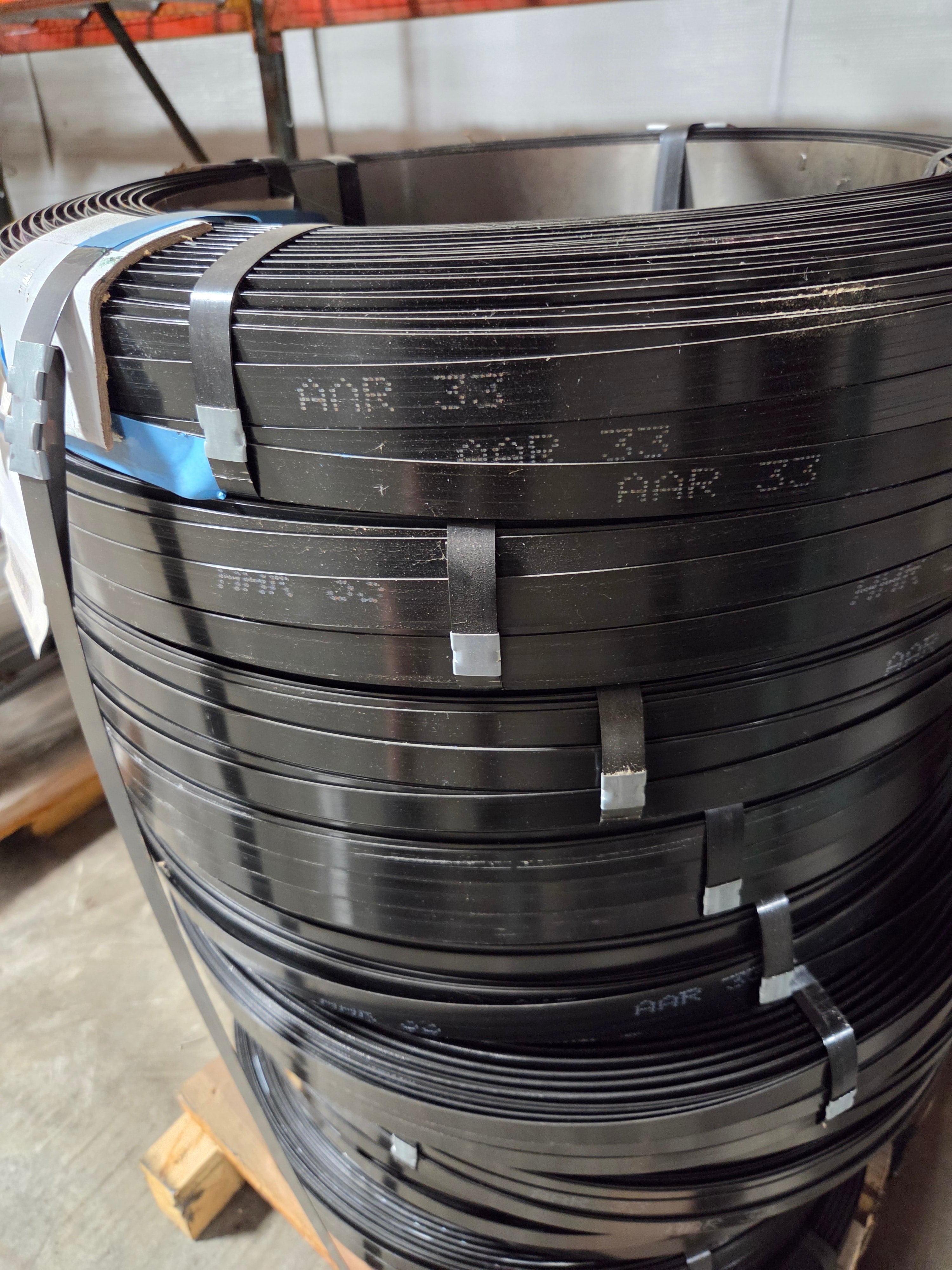 Steel Banding Roll High Tensile Metal Strapping 3/4" W x .029" Thick Palletizing
