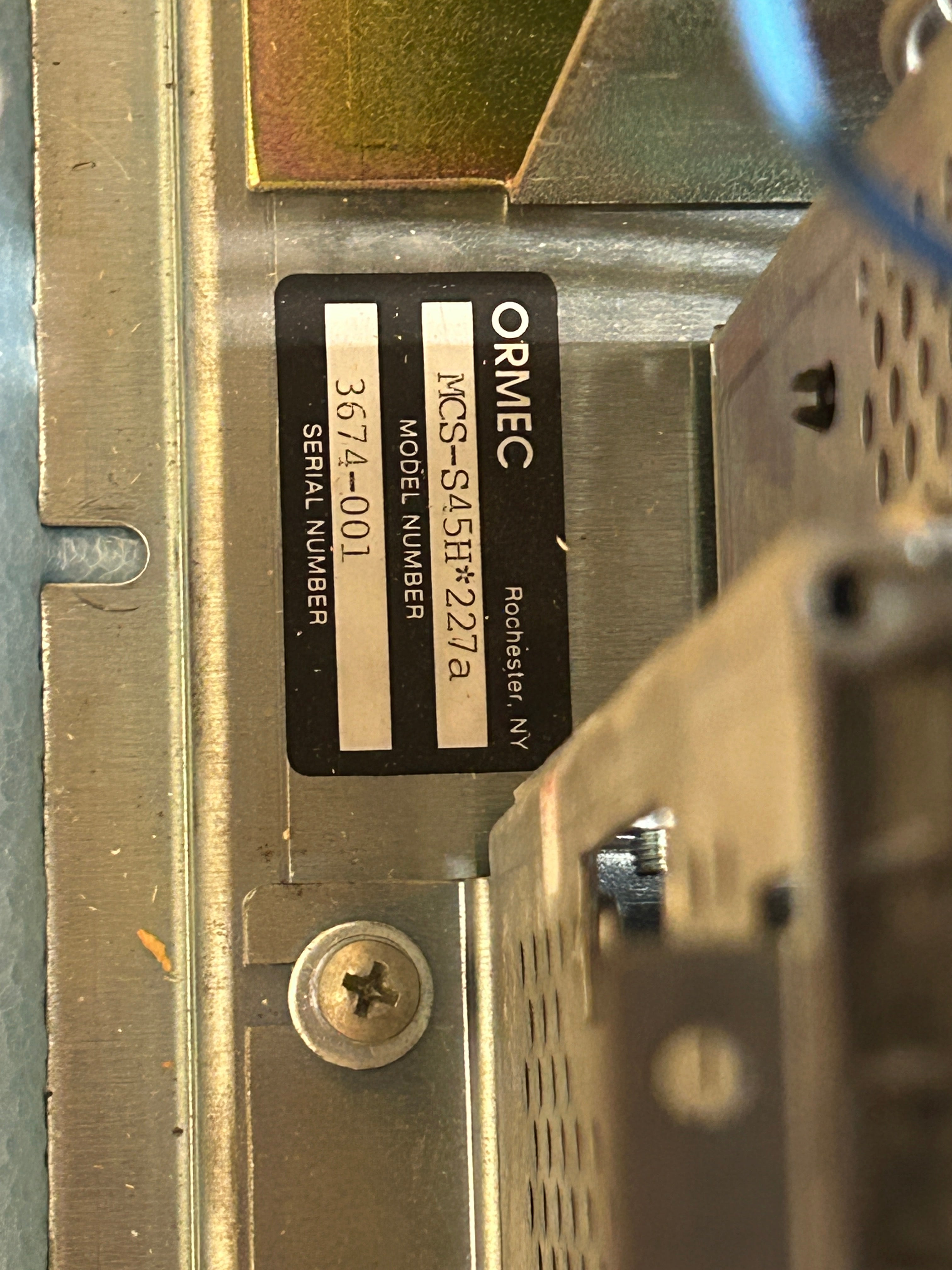 Ormec MCS-S45H*227A Servo Drive Assembly with Breaker and LF-310 Noise Filter