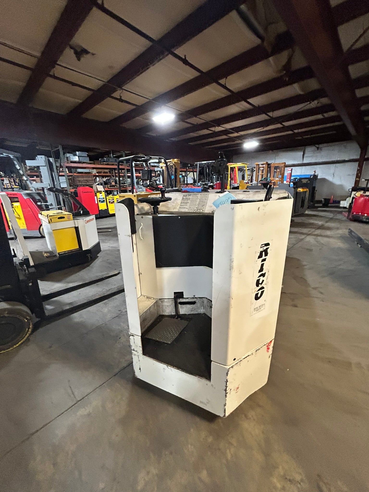 BPR Rico PLRDD100 Platform Electric Stand-Up Lift Truck 10,000 Lb. Type E 36V