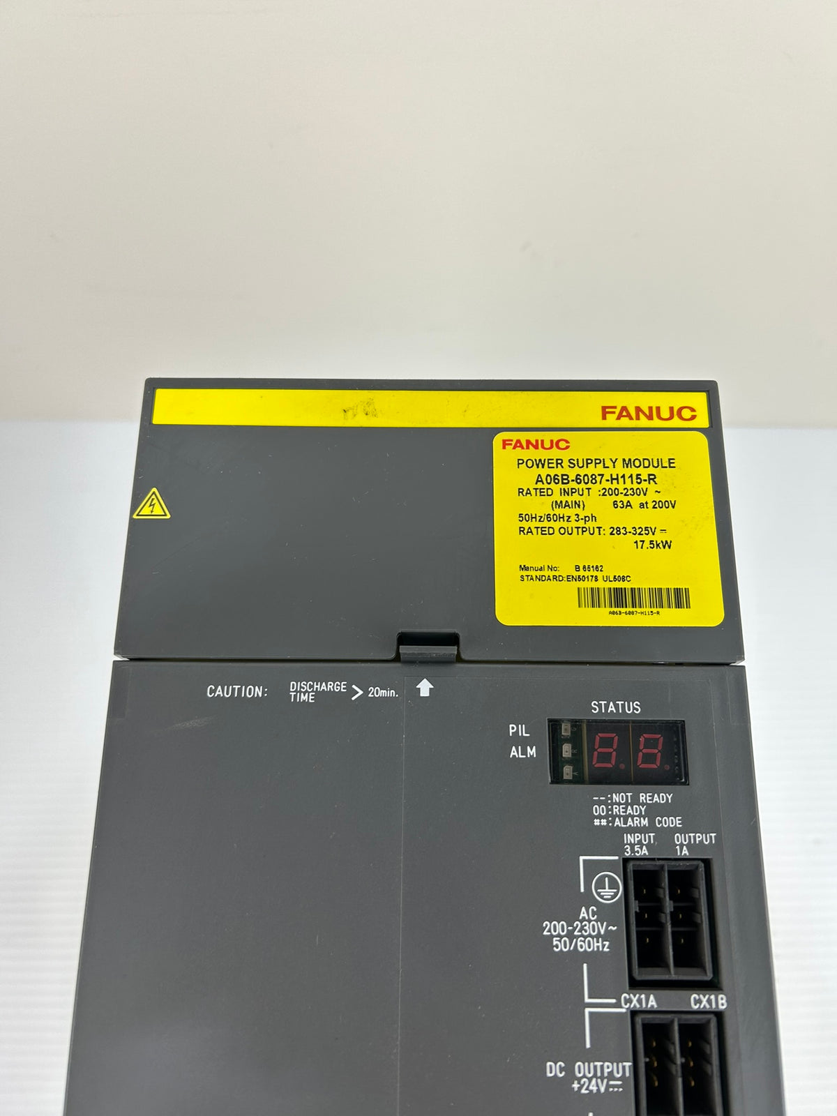 Fanuc A06B-6087-H115-R Power Supply Module 17.5kW CNC