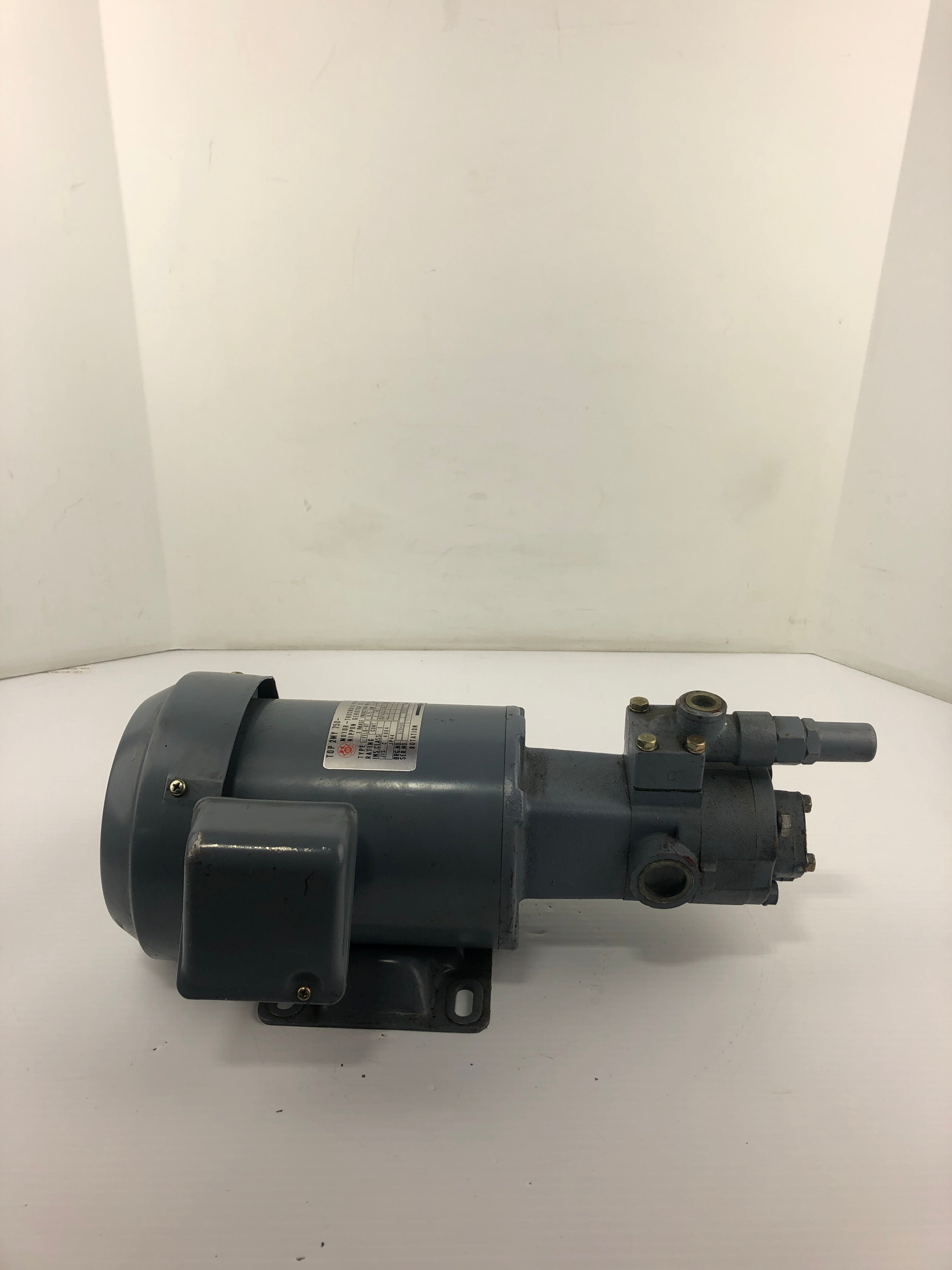 Nippon NOP FELQ-8T Induction Motor TOP 2MY 750 Trochoid Pump TOP-212 HA