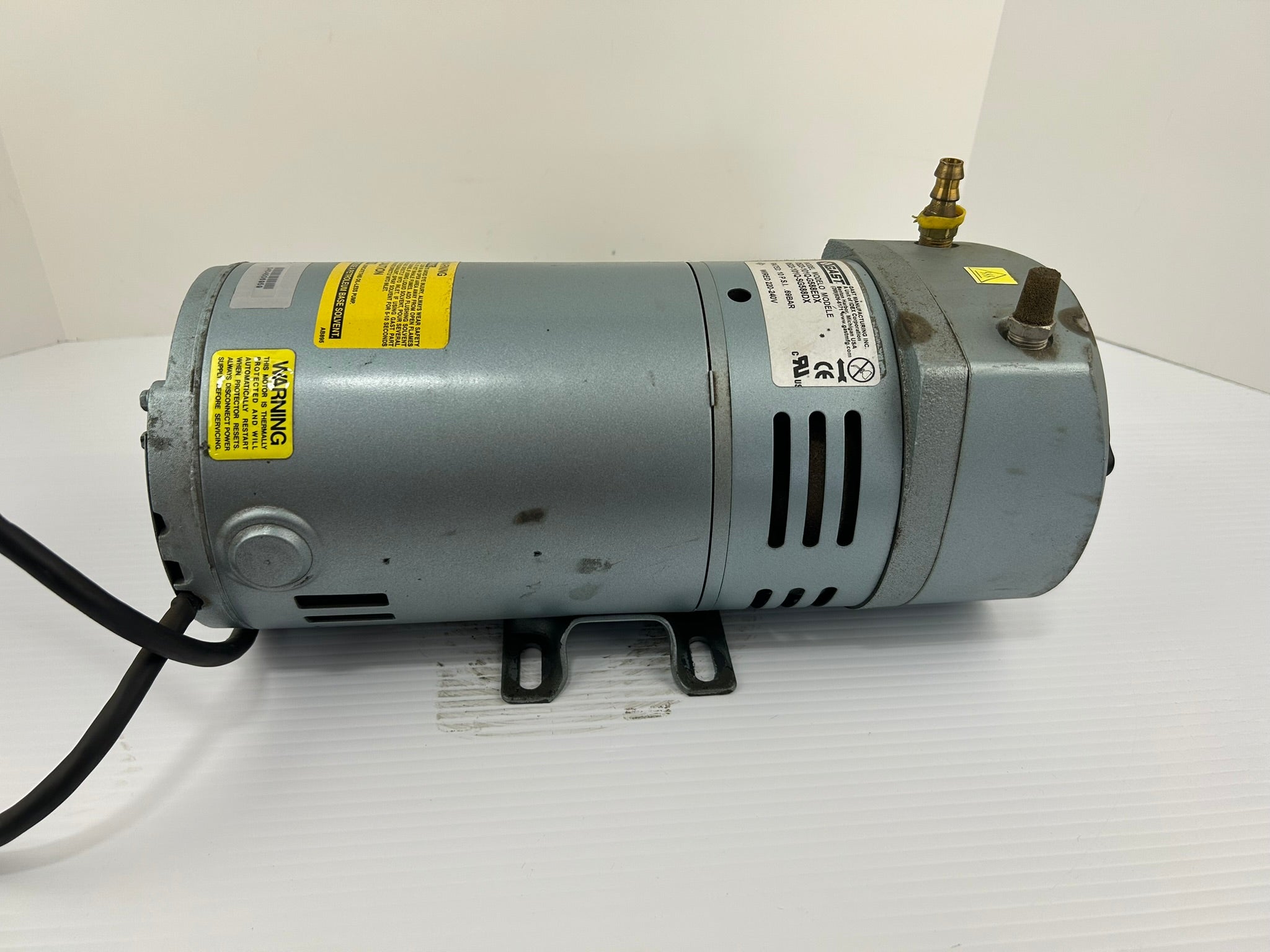 Gast 0523-101Q-G588EDX Pump with Emerson S055JXPPZ-7714 Motor G588EDX