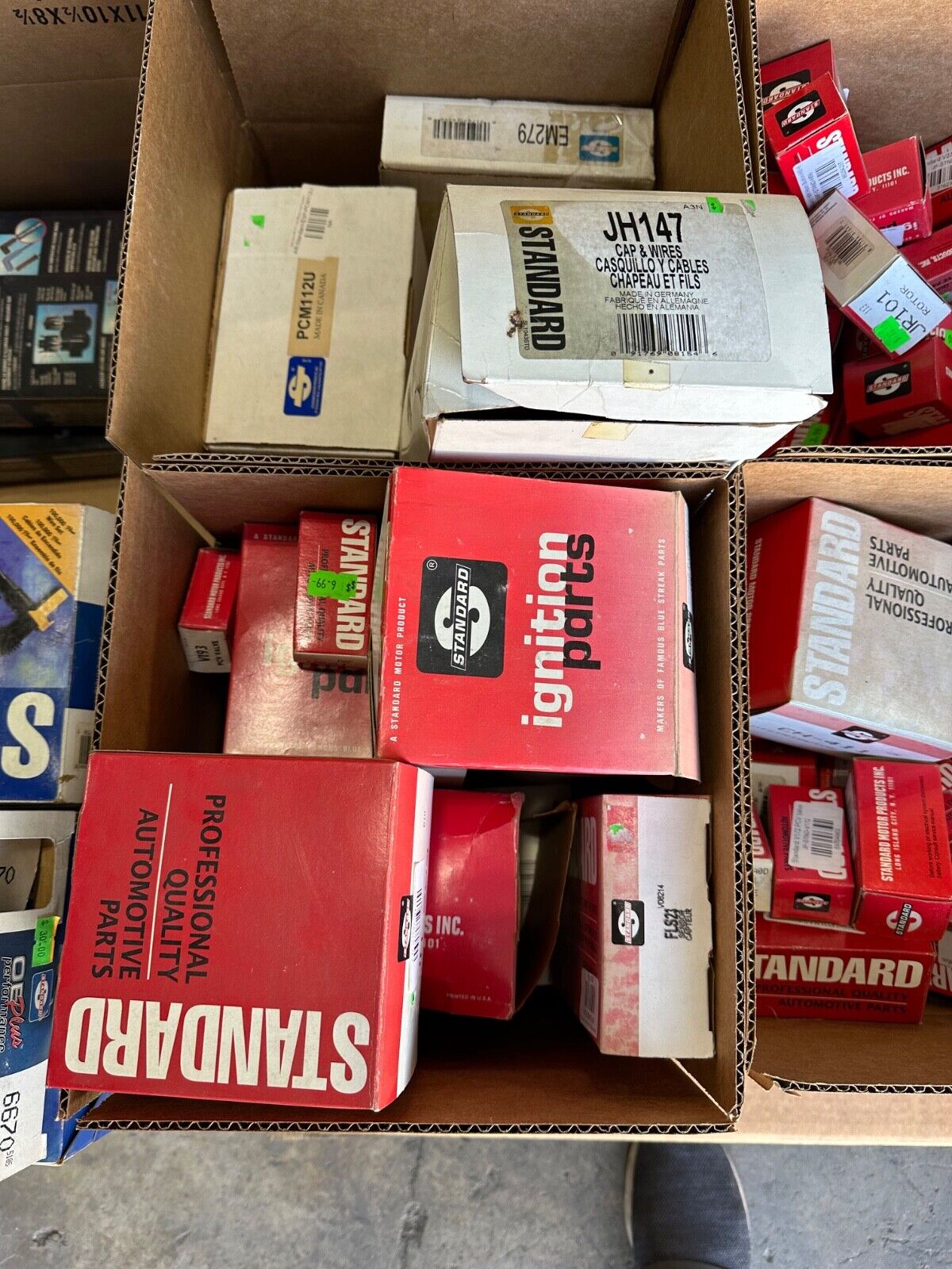 Huge Lot of Standard Auto Parts 250+ Items