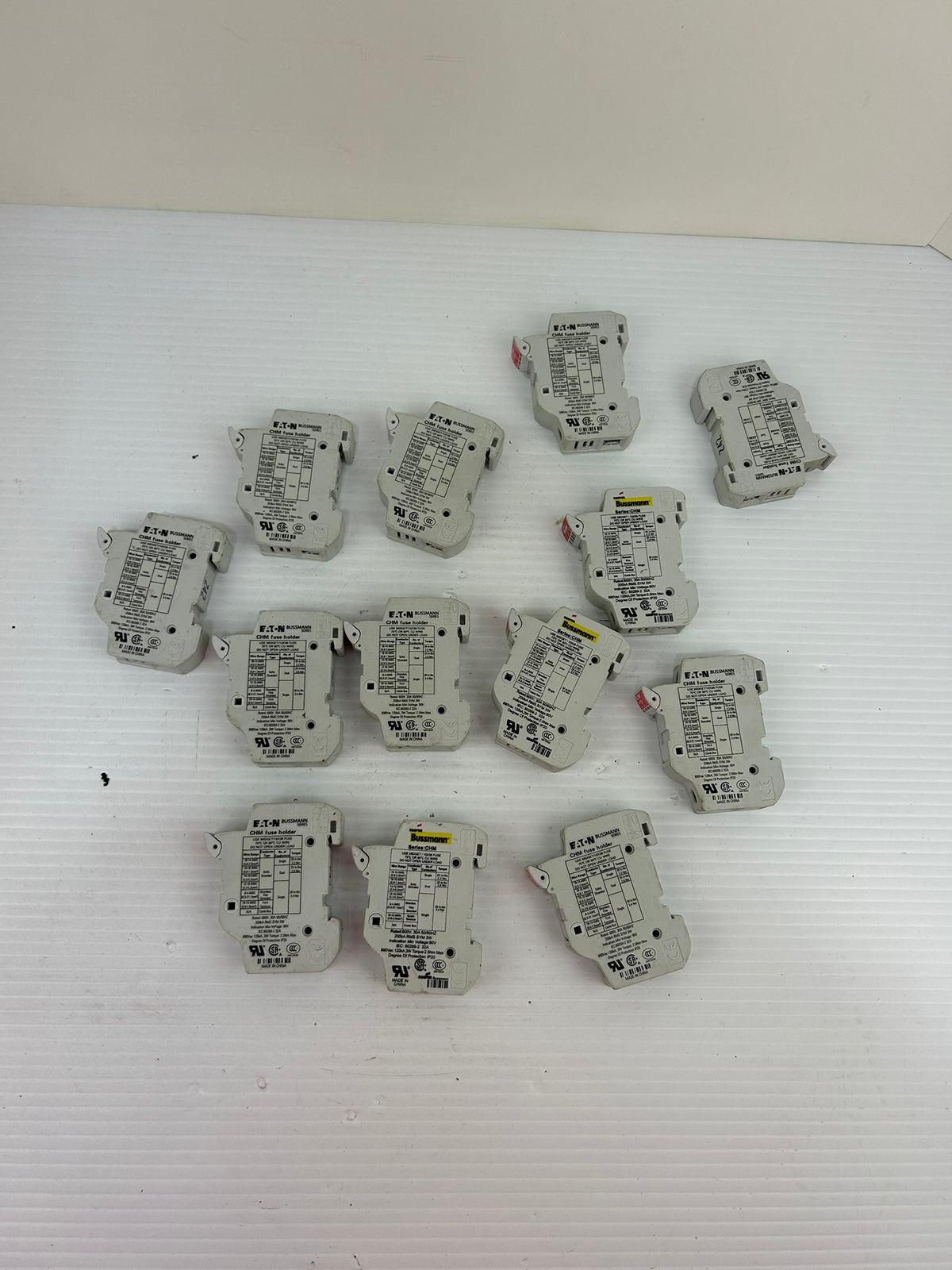 Cooper/Eaton Bussmann 10X38 Midget Fuse Holder CHM 690V 32A - Lot of 13