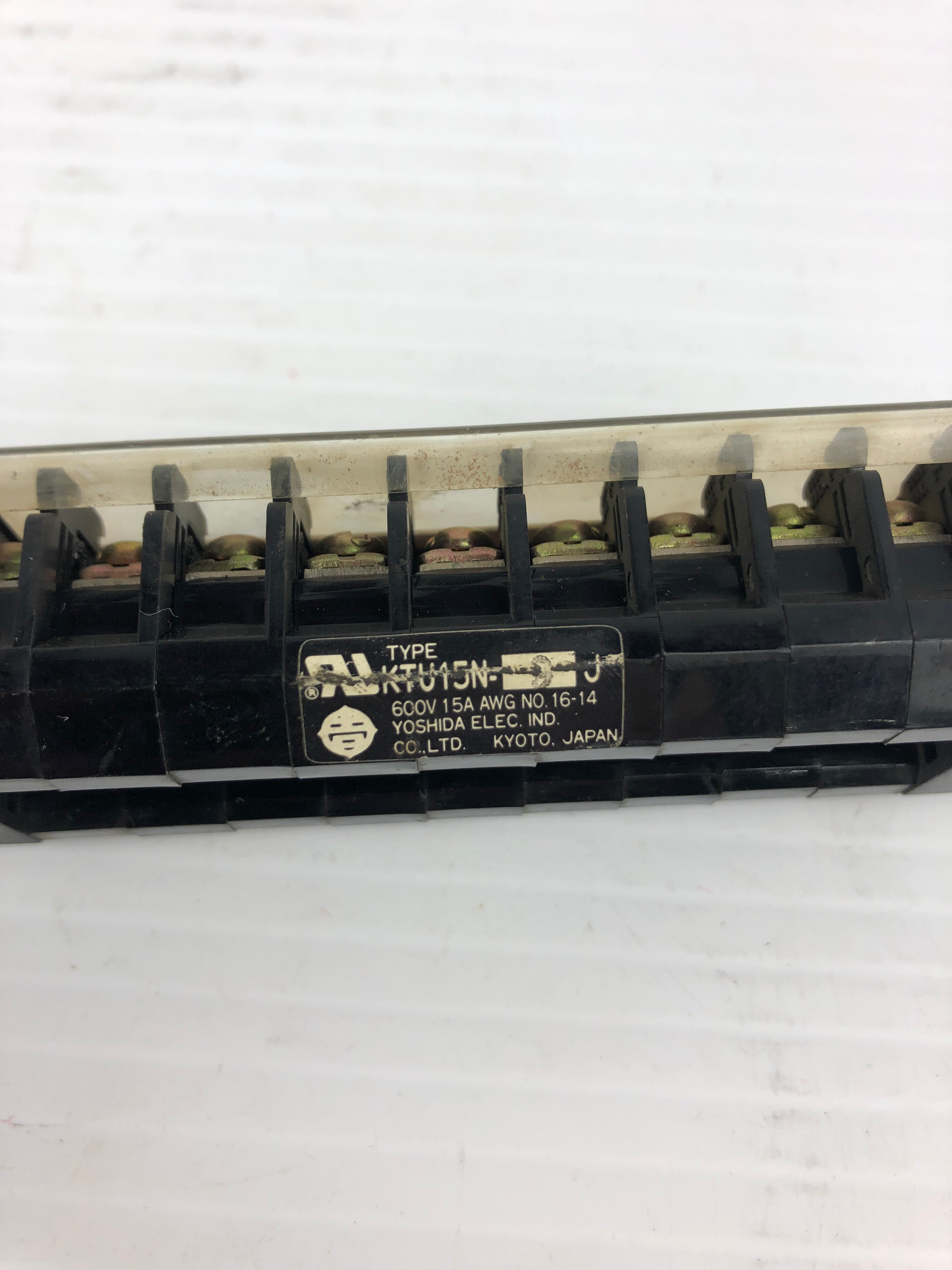 Yoshida Electric KTU15N-9J Terminal Block 600V 15A 9P