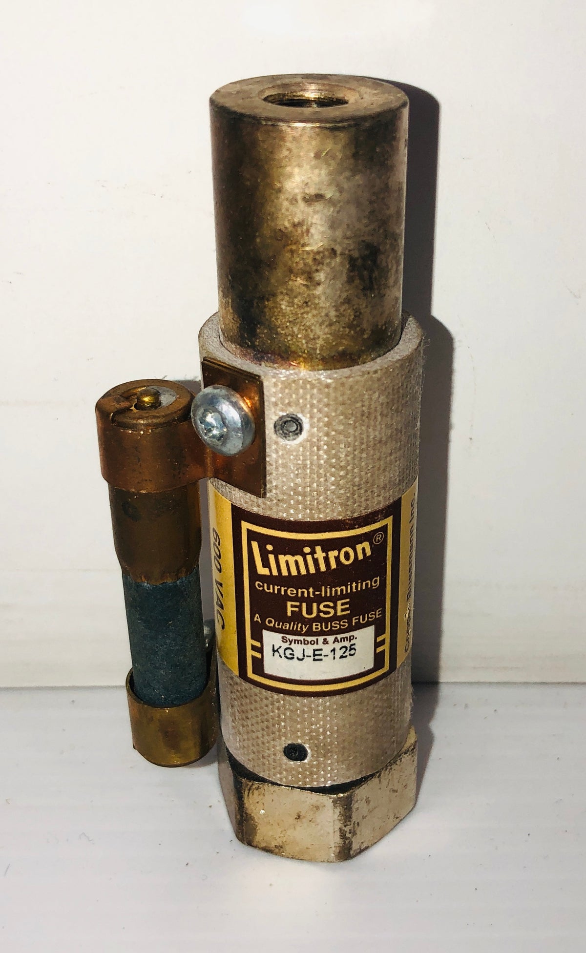 Cooper Bussman Limitron KGJ-E-125 Current Limiting Capacitor Fuse