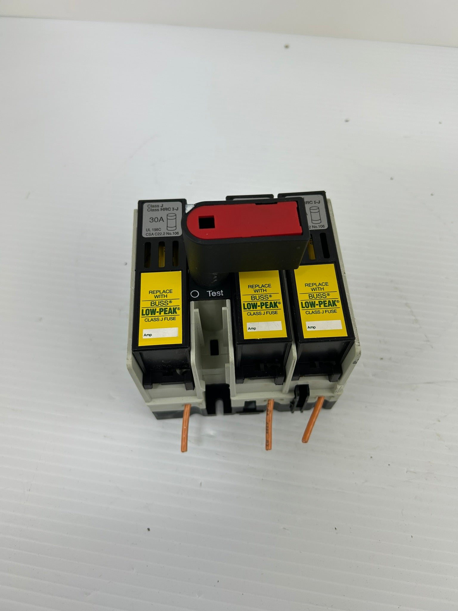 Bussmann BDCF30J6 General Purpose Switch Fusible 30A 600VAC BDCF 30J6