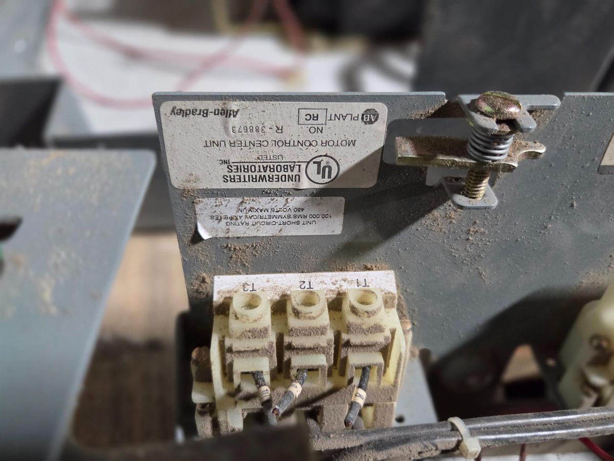 Allen-Bradley MCC Bucket 2113B Size 1 FVNR 15A Breaker 3.0HP 3PH 480V - No Door