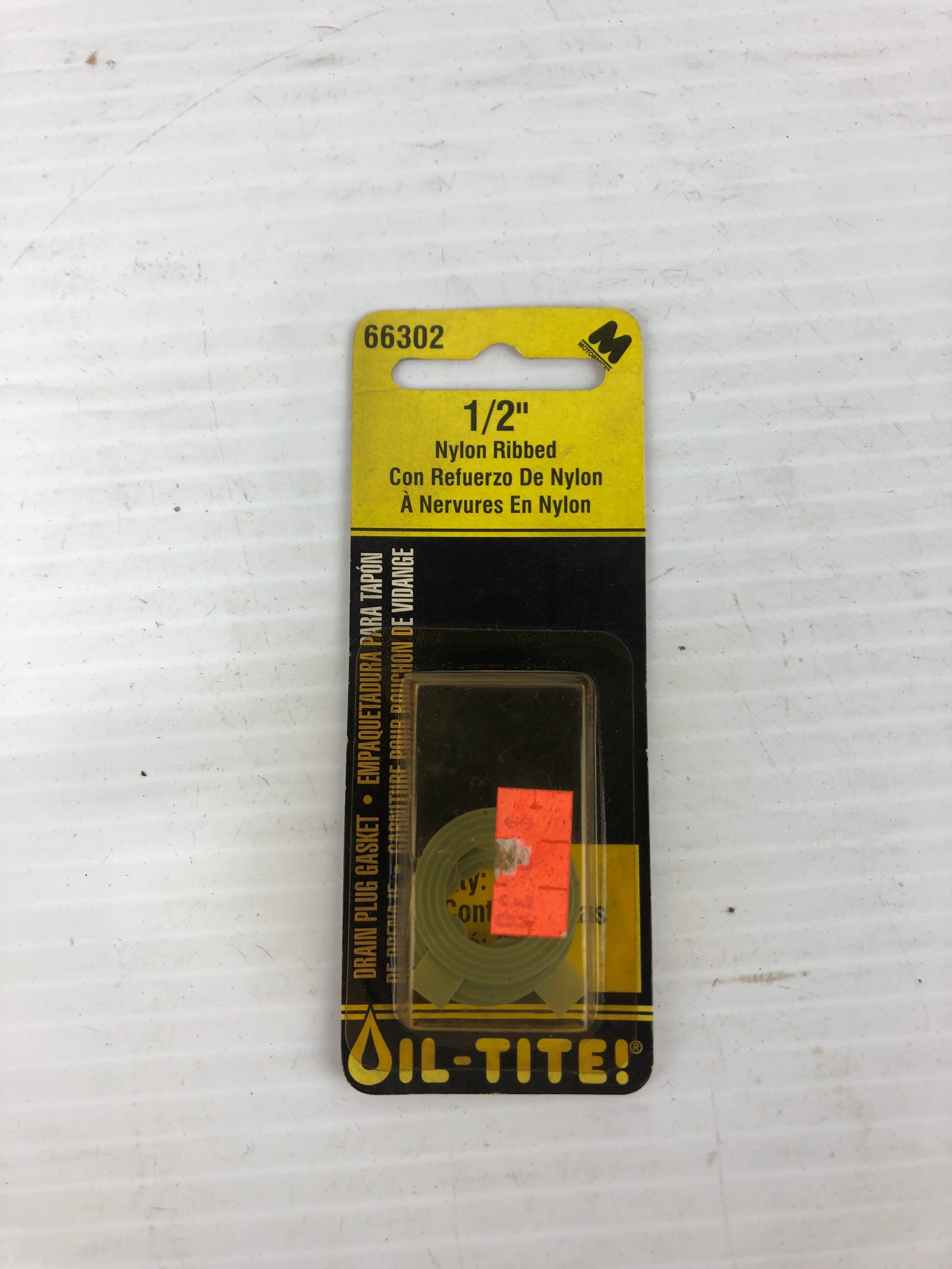 Motormite 66302 1/2" Nylon Ribbed Drain Plug Gasket