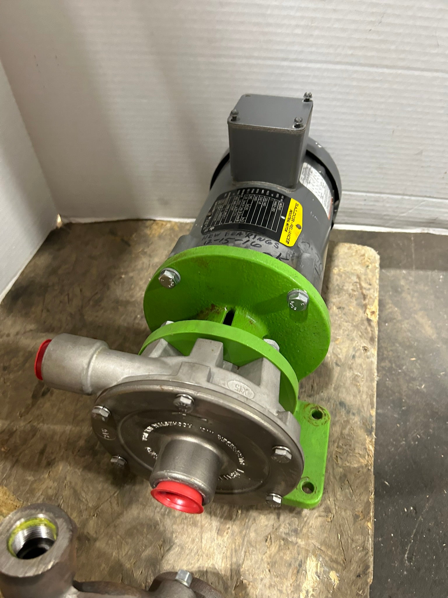 Eastern Centrichem E001-ASAEDNSS Pump with Baldor Reliance VM3545 Motor 1HP 3PH