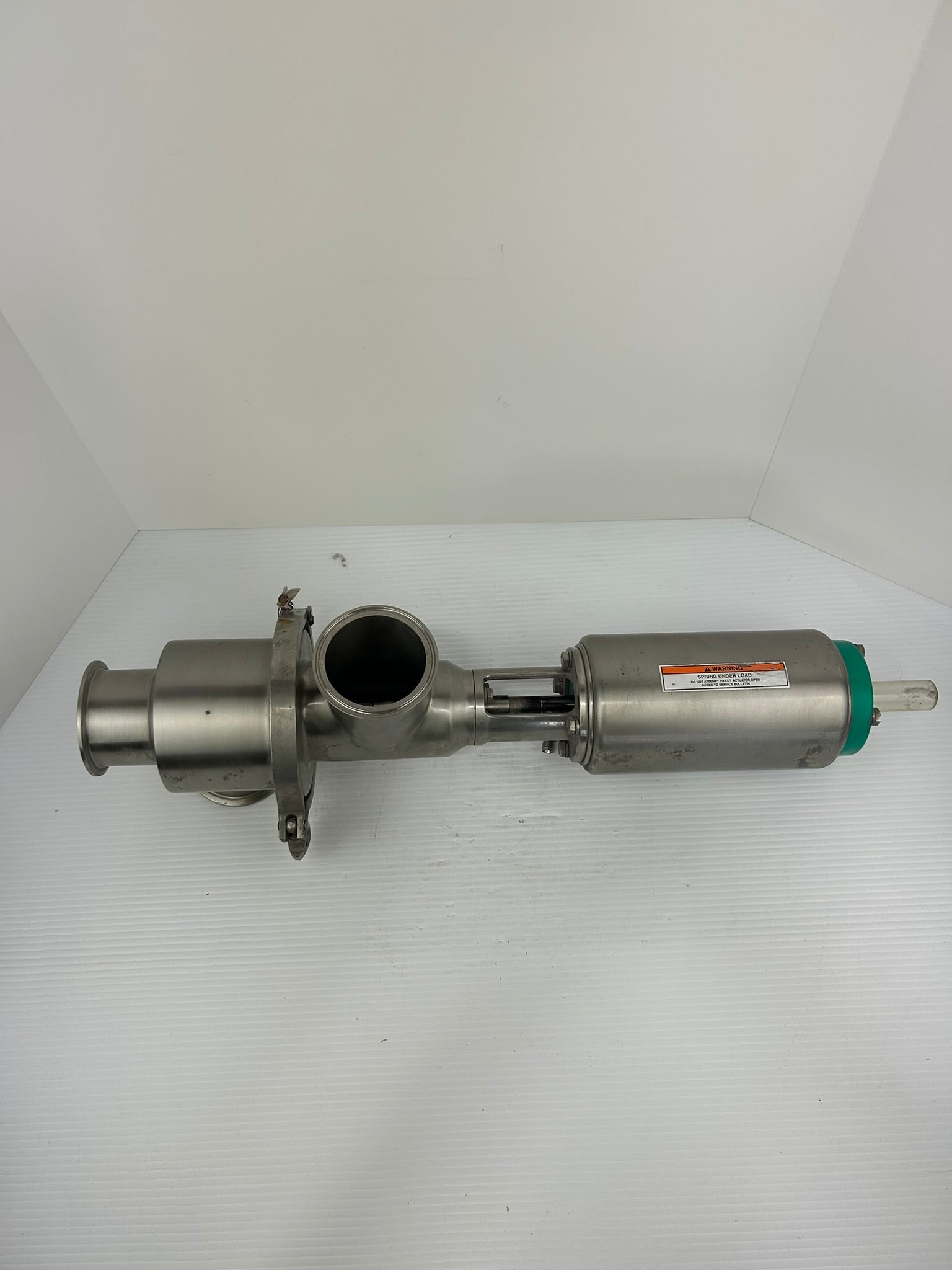 Tri-Clover Inc. 761-21M-20L-3-316L Stainless Steel Air Actuated Valve