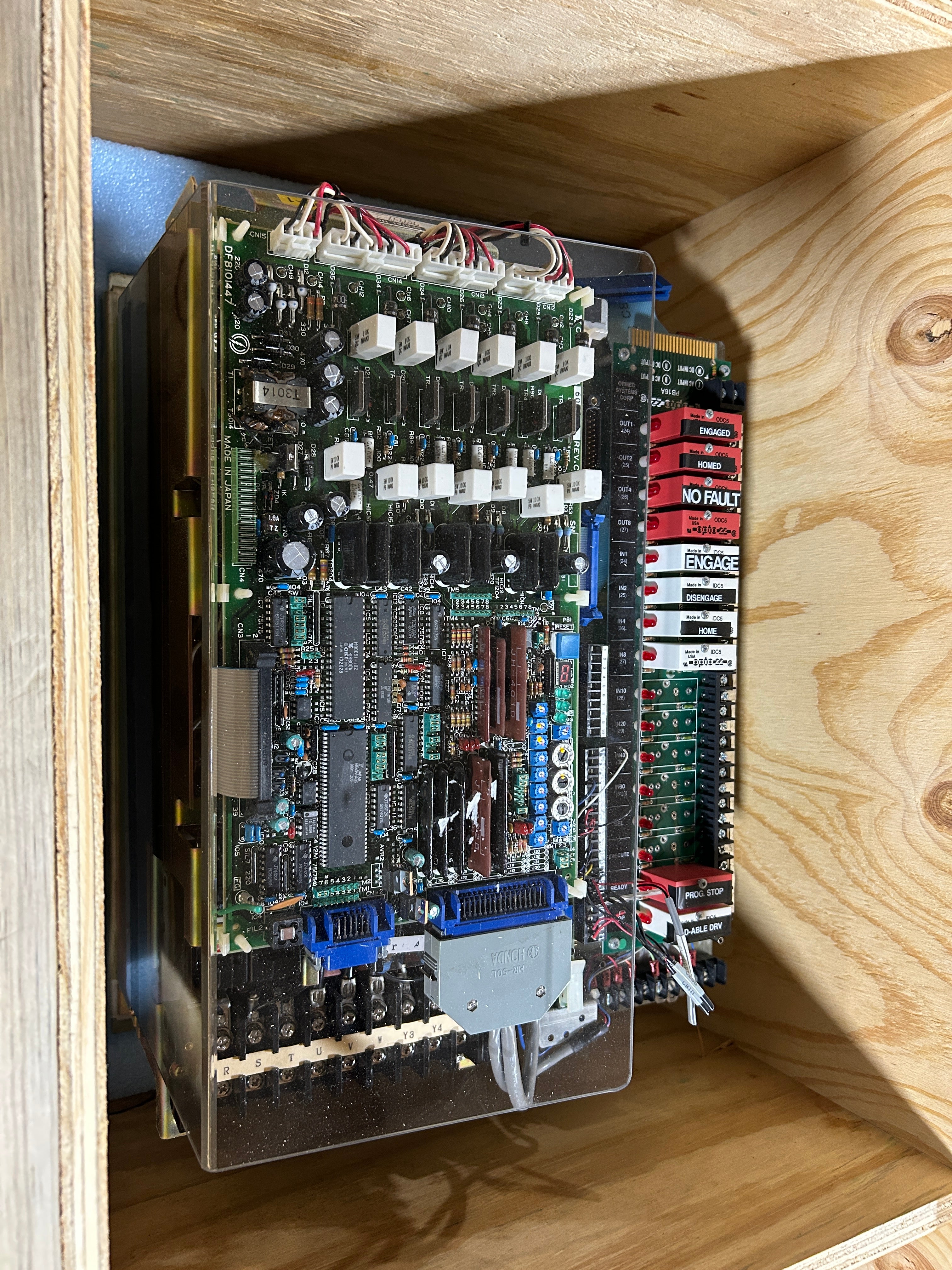 Ormec MCS-S45H*227A Servo Drive Assembly SAC-SDRU Breaker LF-330 Noise Filter