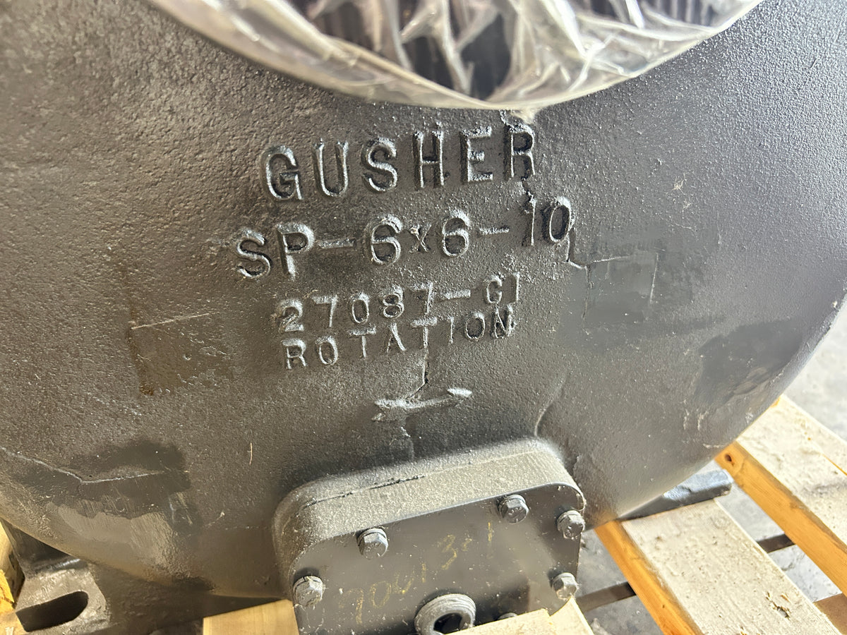 Gusher SP6X6-10SEH-CC-A 6x6 Centrifugal Pump Baldor EJPM4110T 40HP 3PH 230/460V