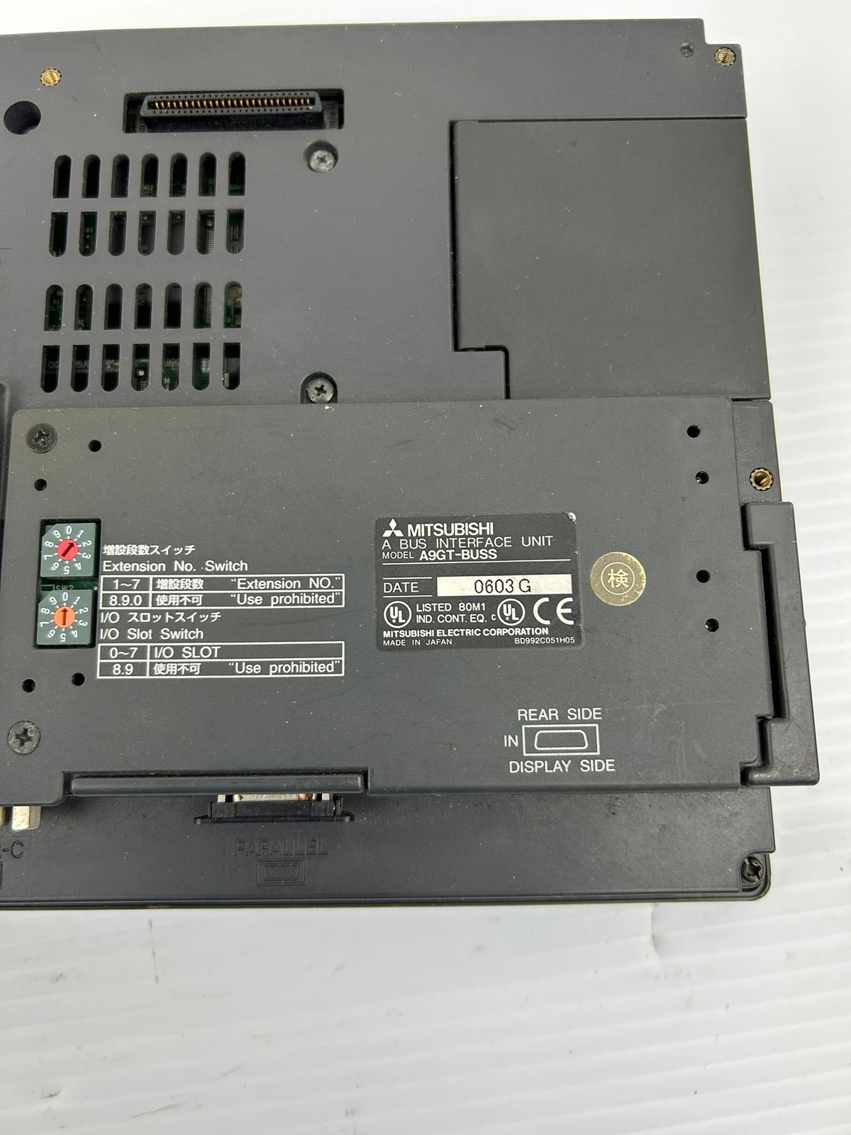 Mitsubishi A960GOT-EBA Graphic Operation Terminal Series A with A9GT-BUSS