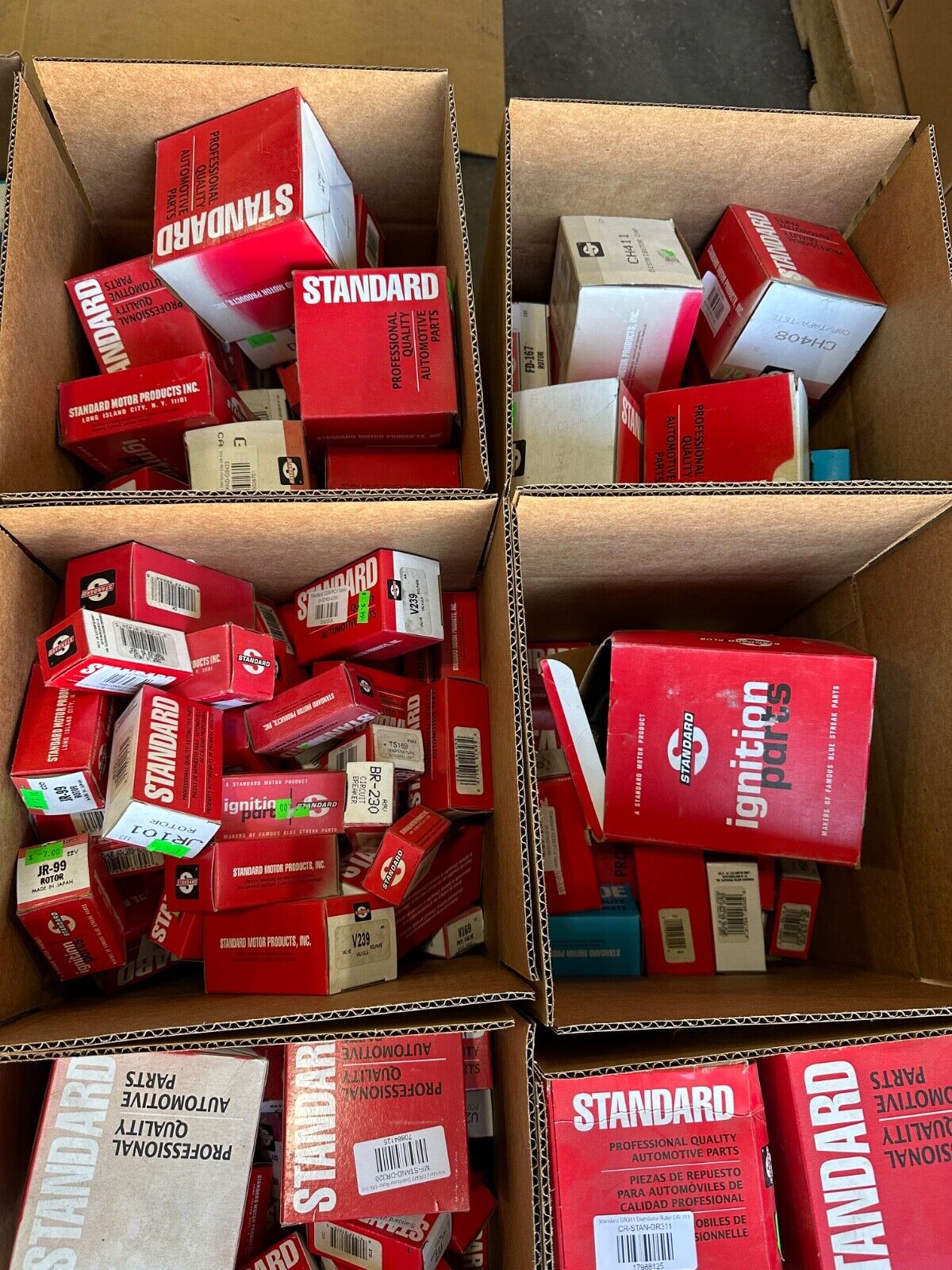 Huge Lot of Standard Auto Parts 250+ Items