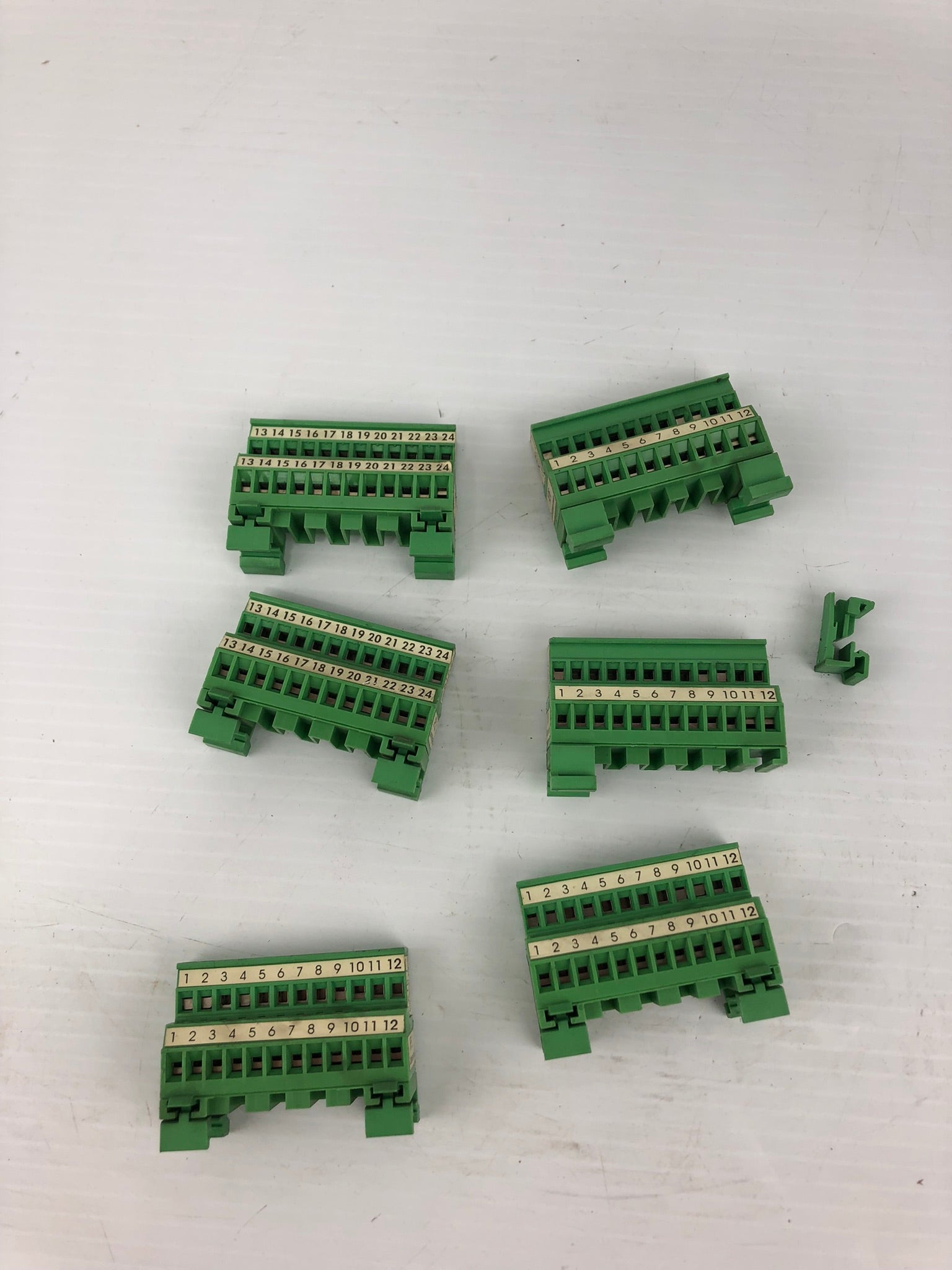 Phoenix Contact MSTBVK2.5-5.08 Contactor Terminal Block 12 Slot - Lot of 6