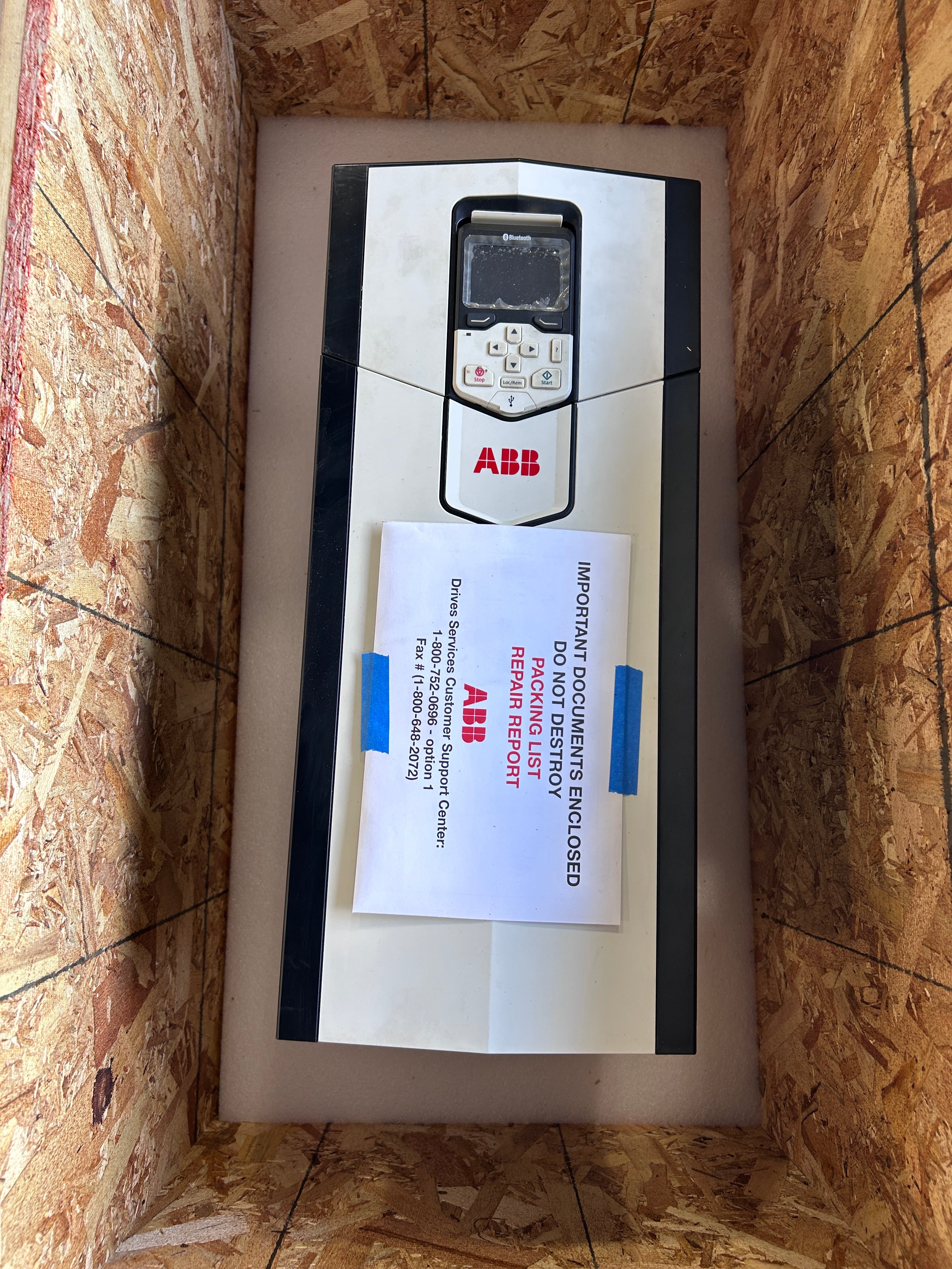 ABB ACS880-01-096A-5+D150 AC Drive VFD 75HP 480V 96A 3PH - Manufacturer Repaired