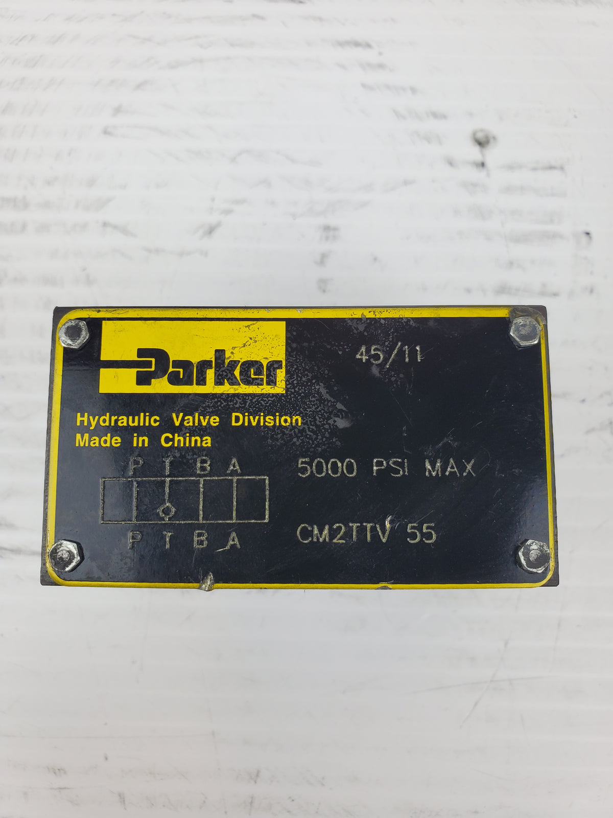 Parker CM2TTV55 Check Valve 5000 PSI Max