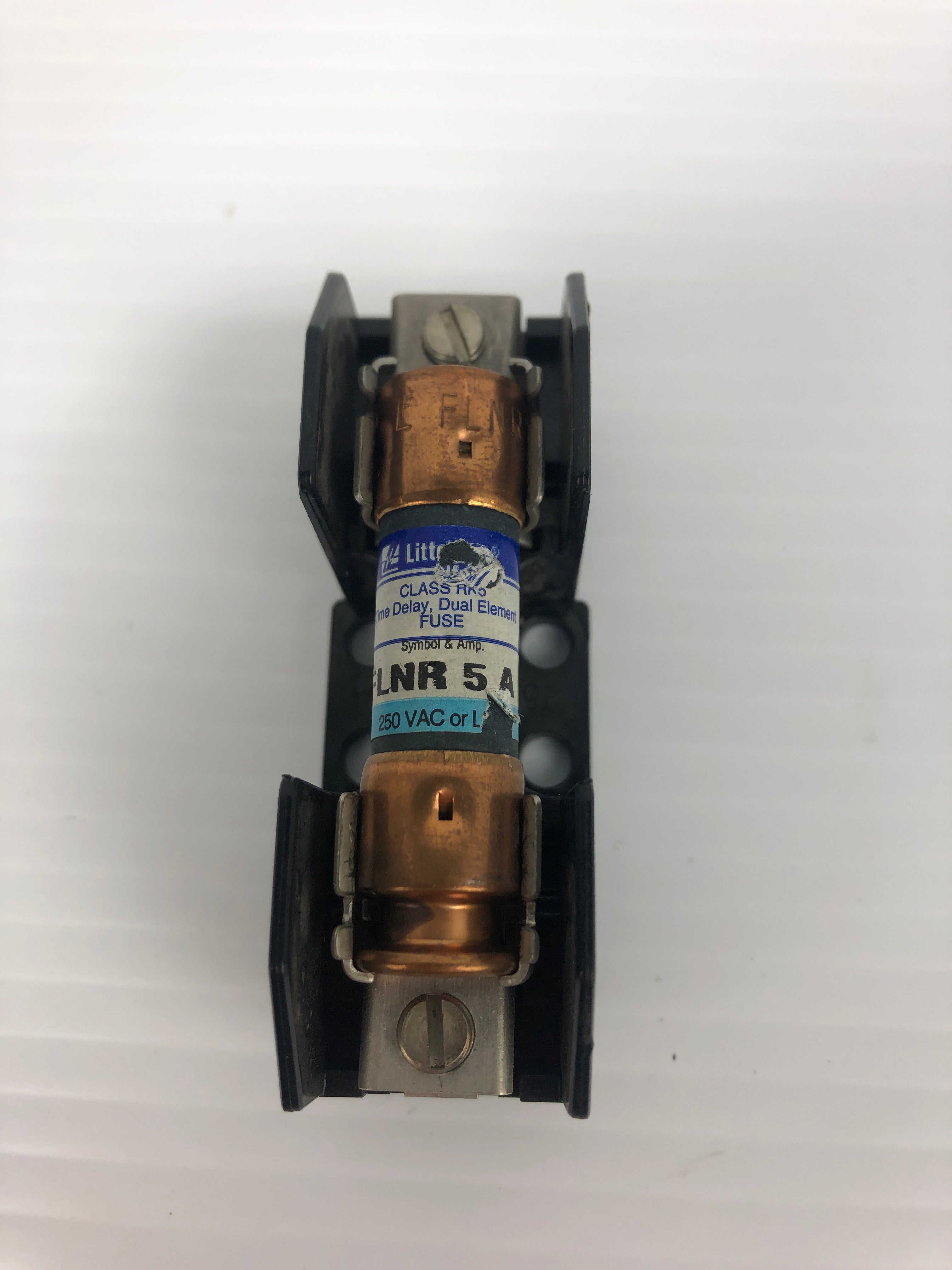 Marathon F30A1B Fuse Holder with Littelfuse FLNR5 Fuse 250VAC 5A