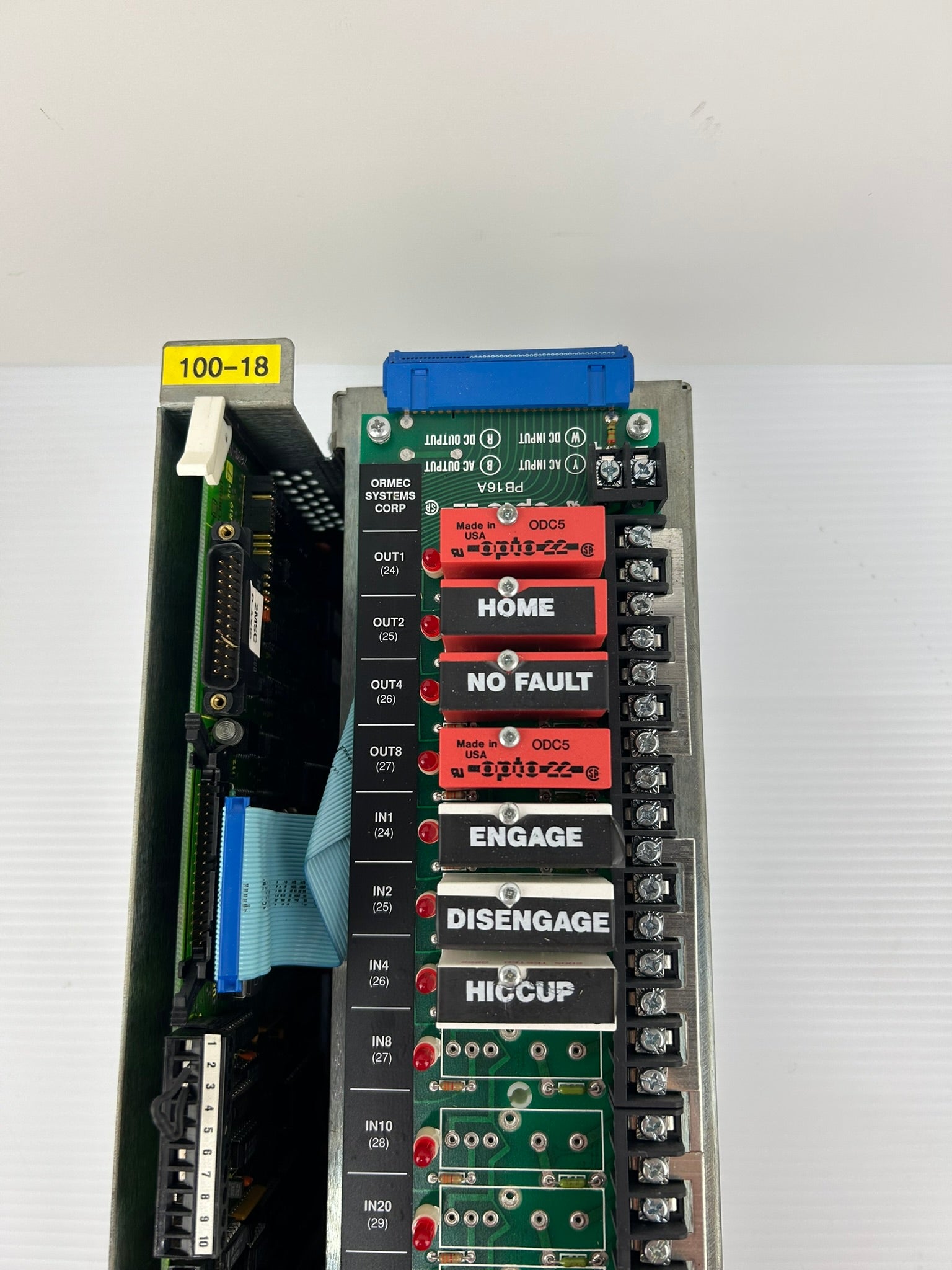 Ormec Servo Drive Module PB16A Circuit Board & Relays IDC5 ODC5