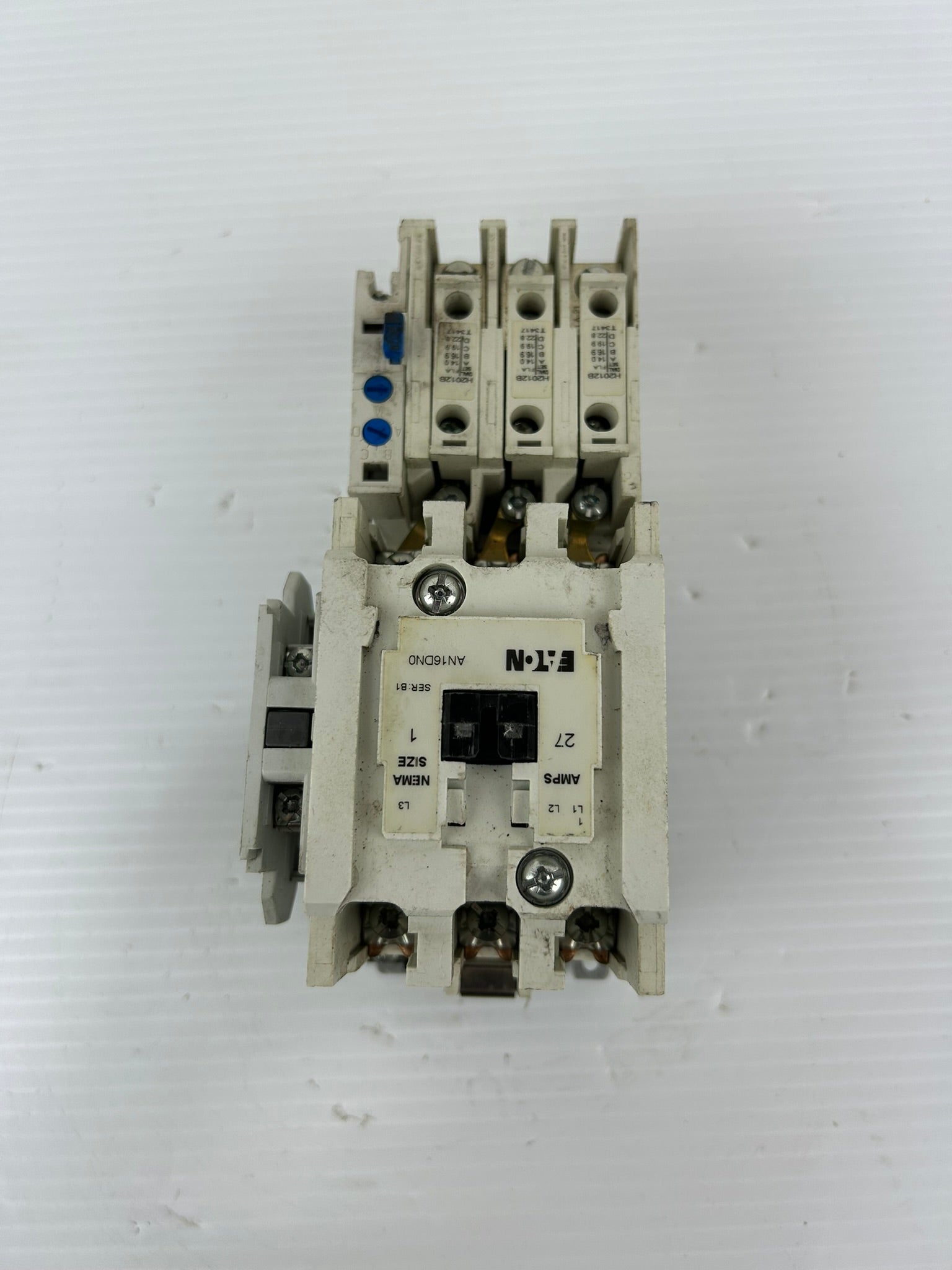 Eaton AN16DN0 Motor Starter Ser B1 & C320KGS1 Size 1 Contactor & C306GN3 Relay