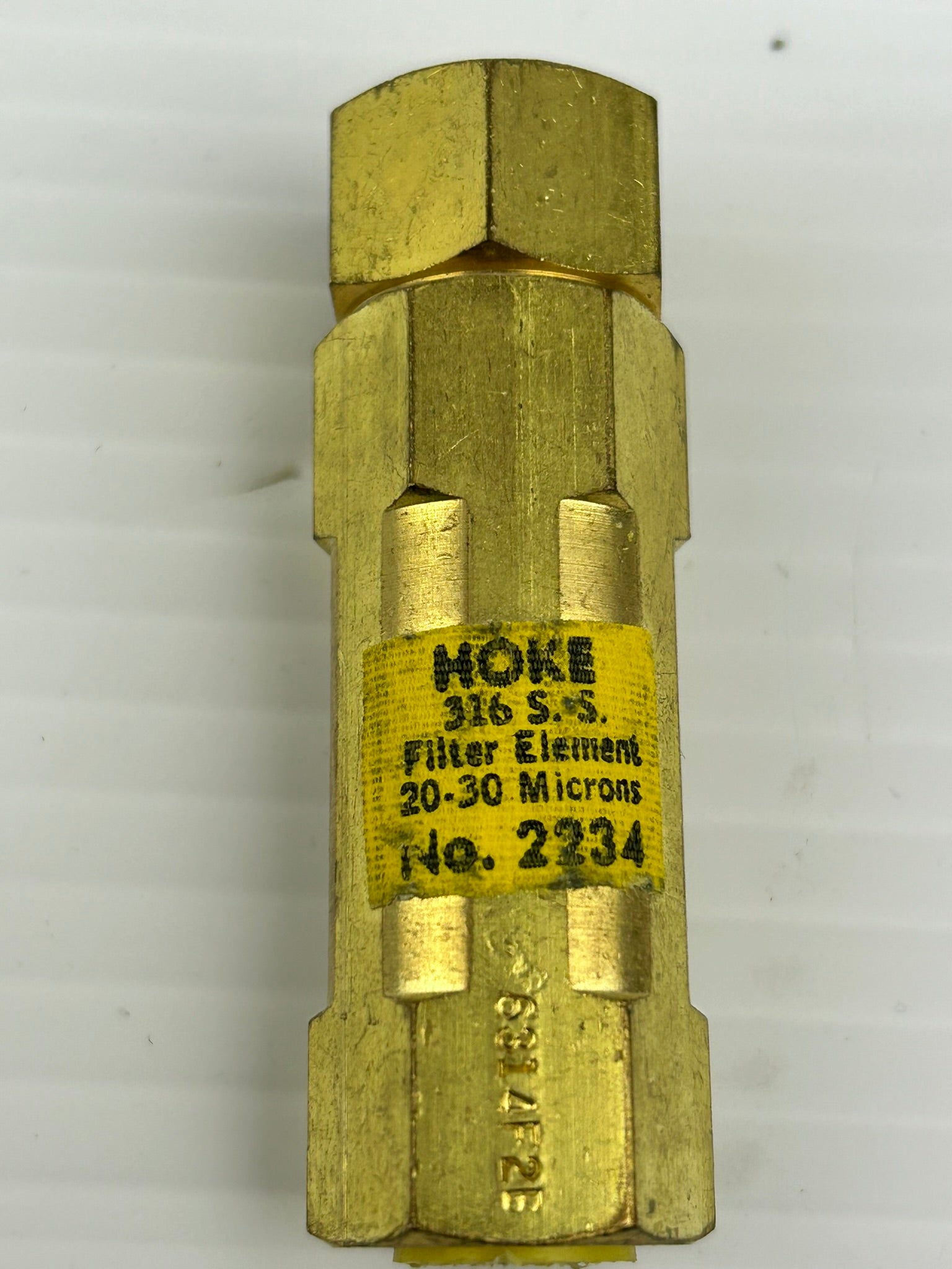 HOKE 2234 Inline Filter Element 20-30 Microns 316SS 1/8"
