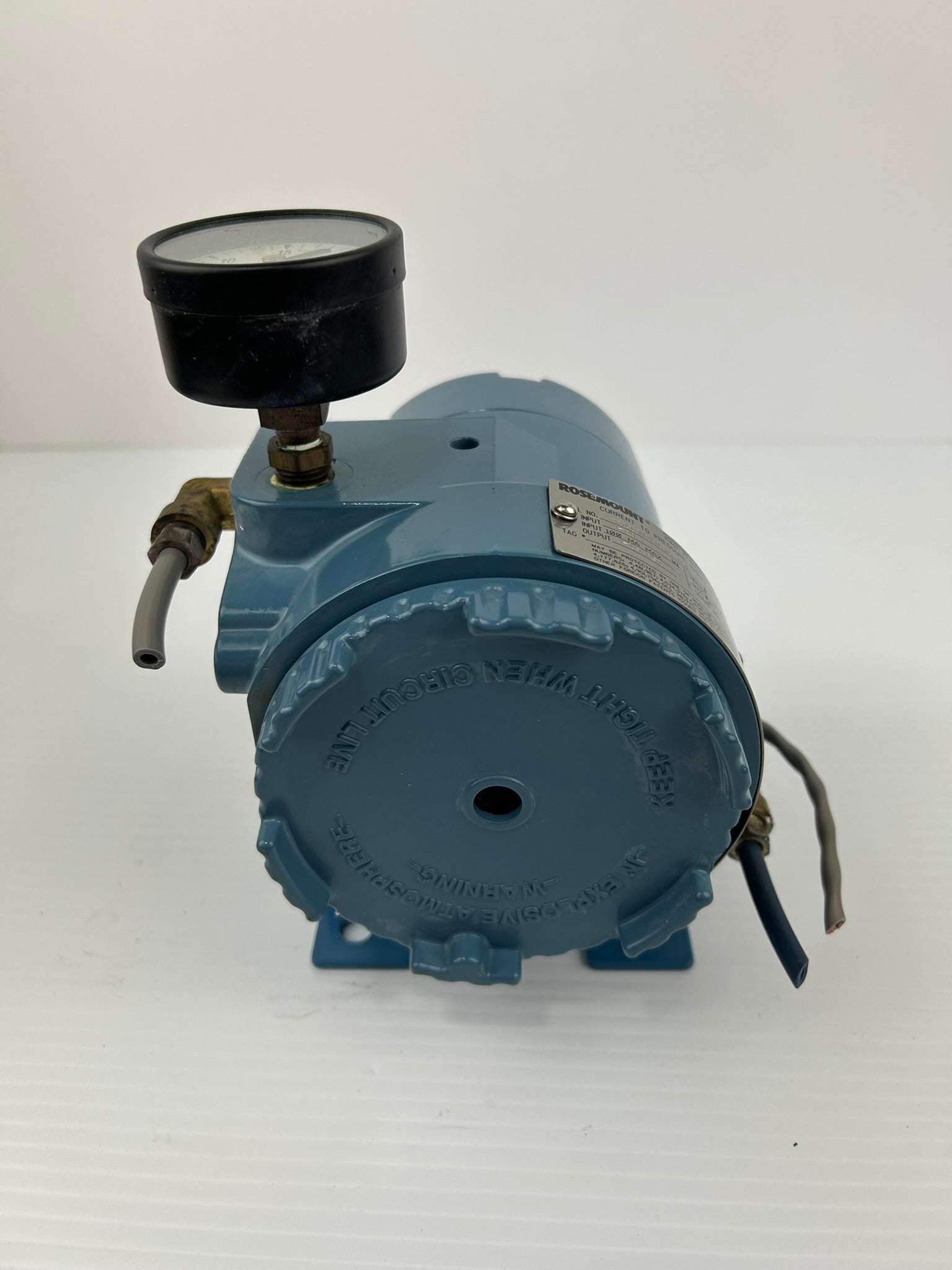 Rosemount 3311DM1H1B1F1G1 Pressure Transducer with Pressure Gauge 0-30 PSI