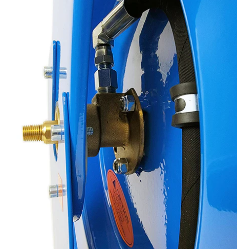 Industrial Grease Hose Reel with 1/4"x50' Hose 5800 PSI Macnaught M3D-G-7550 ***