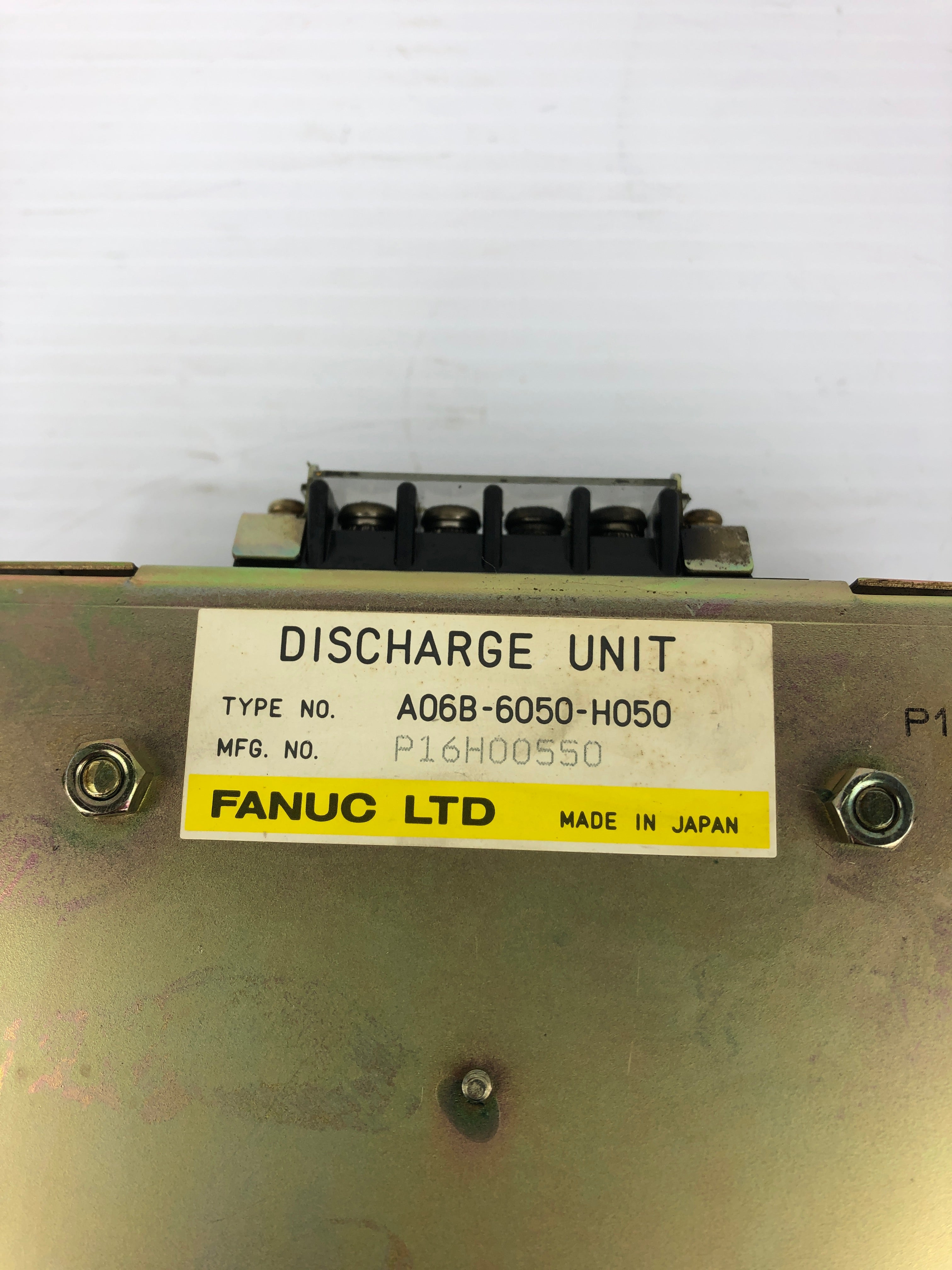 Fanuc A06B-6050-H050 Discharge Unit 4P