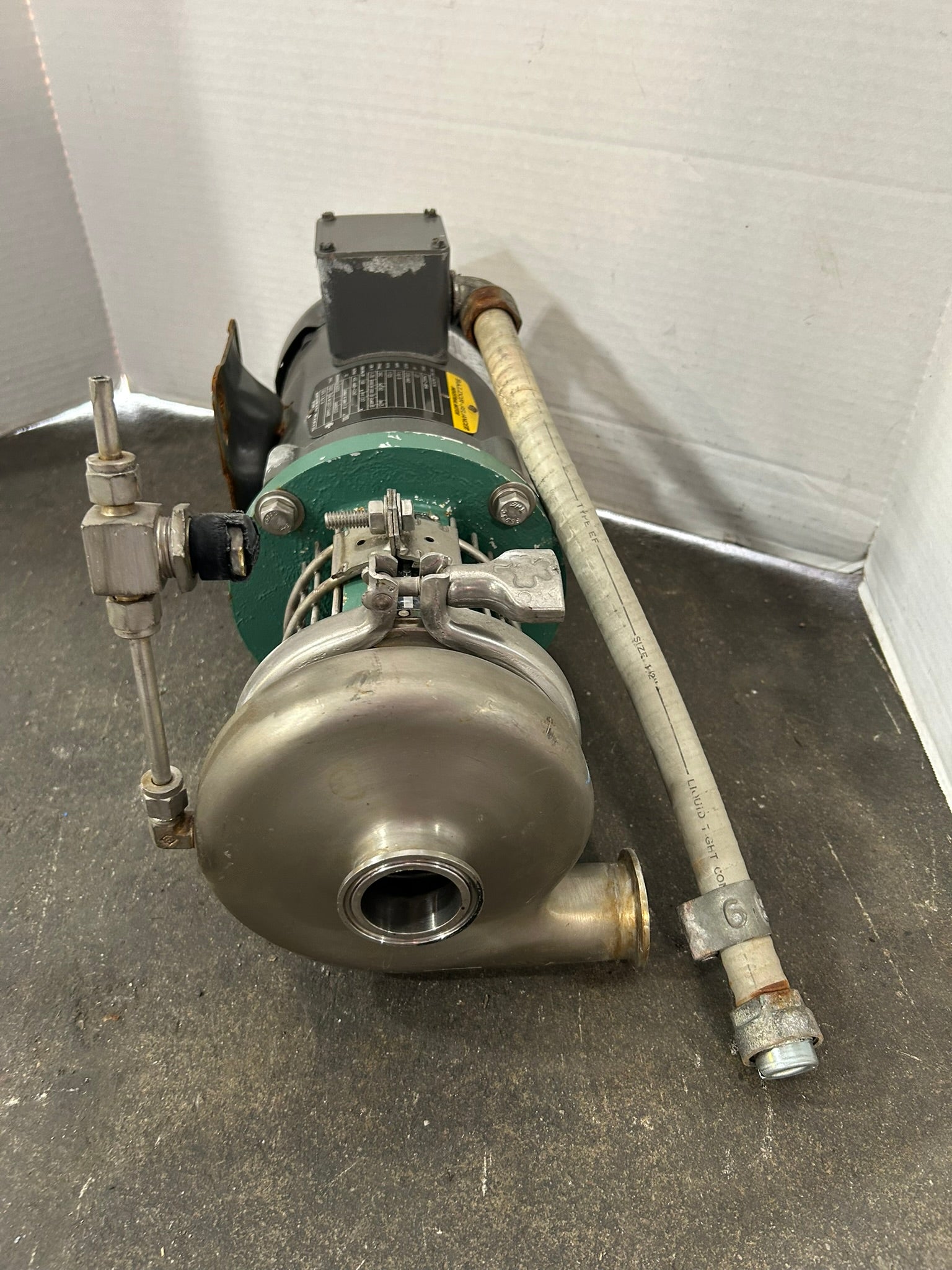 Tri-Clover C114MF56T-10ND-01U-25SP Pump with Baldor CM3534 AC Motor