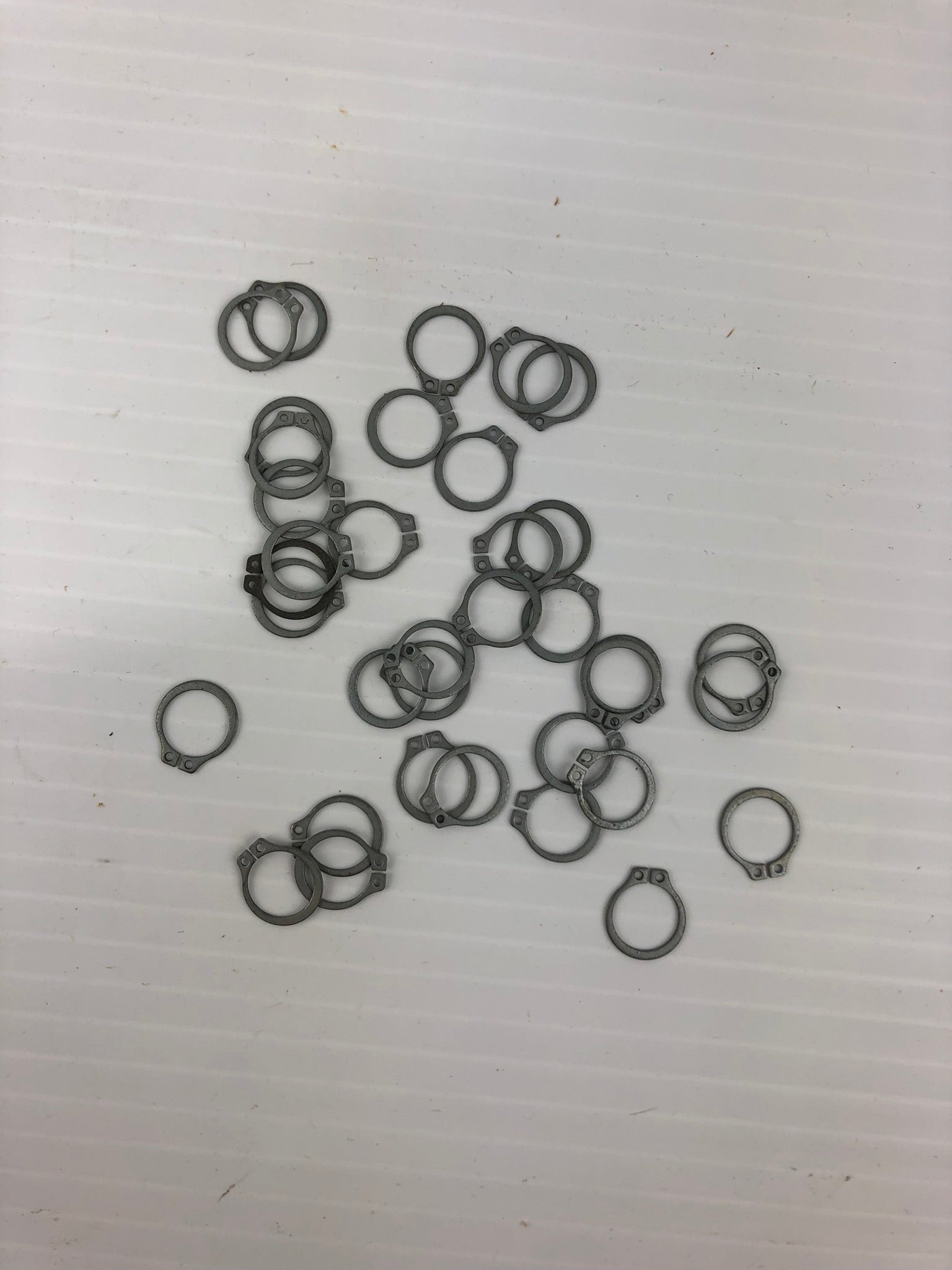 0.39" External Snap Rings - Lot of 36