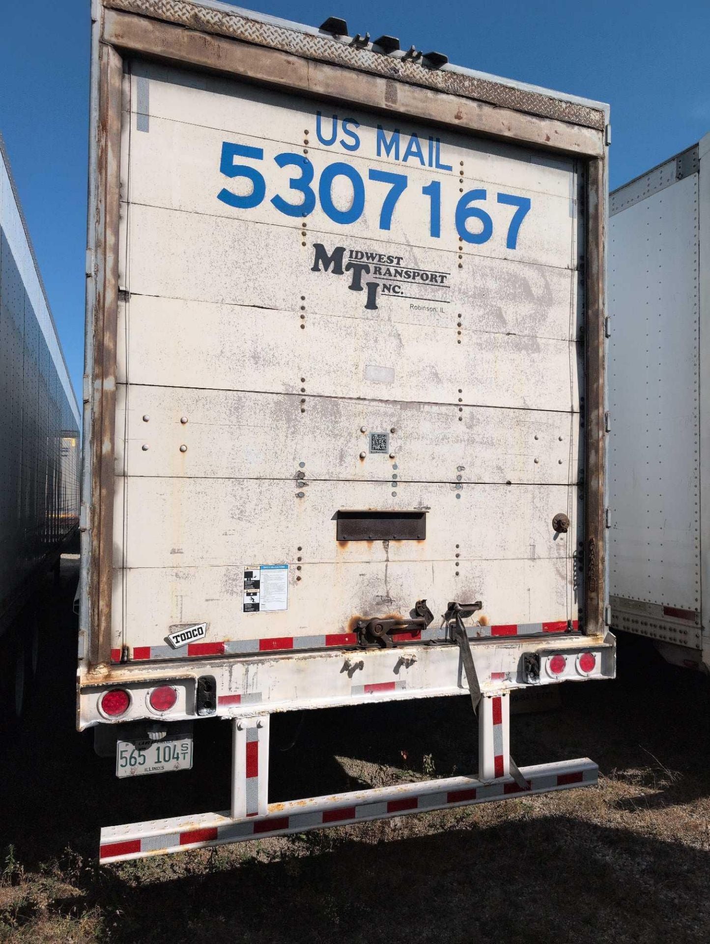 2007 Hyundai Trailer 53' Dry Van Roll Up Door Air Ride 102" W 3H3V532C17T388520