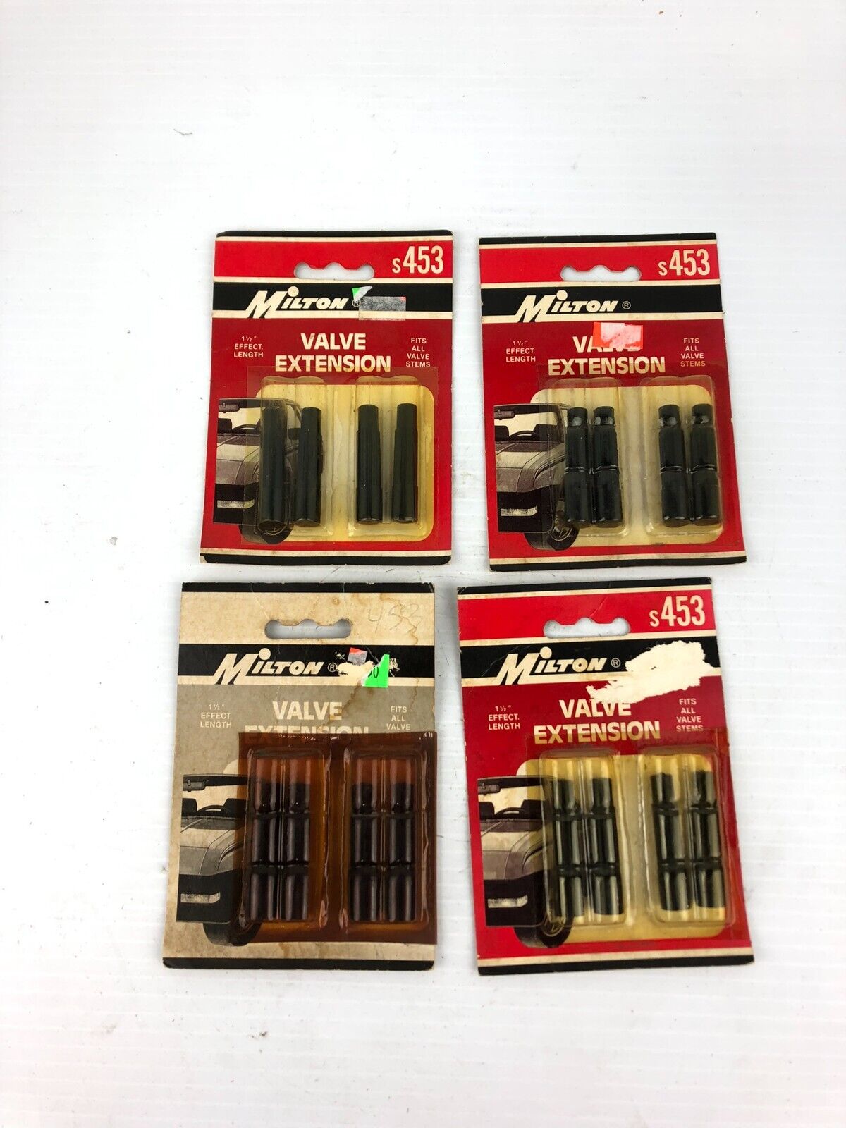 Milton S453 Valve Extensions - Lot of 4