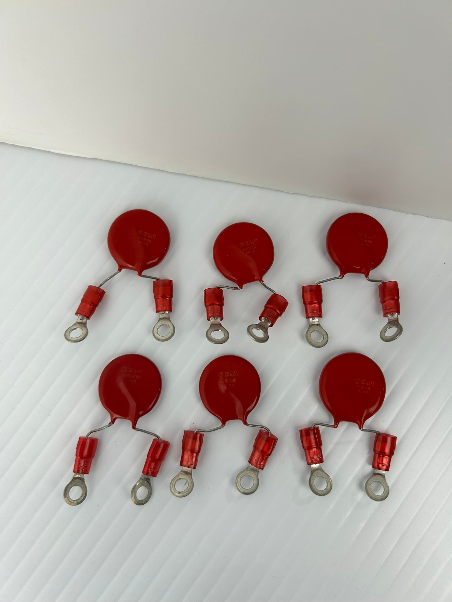 Harris 510L80 Red Varistor - Lot of 6