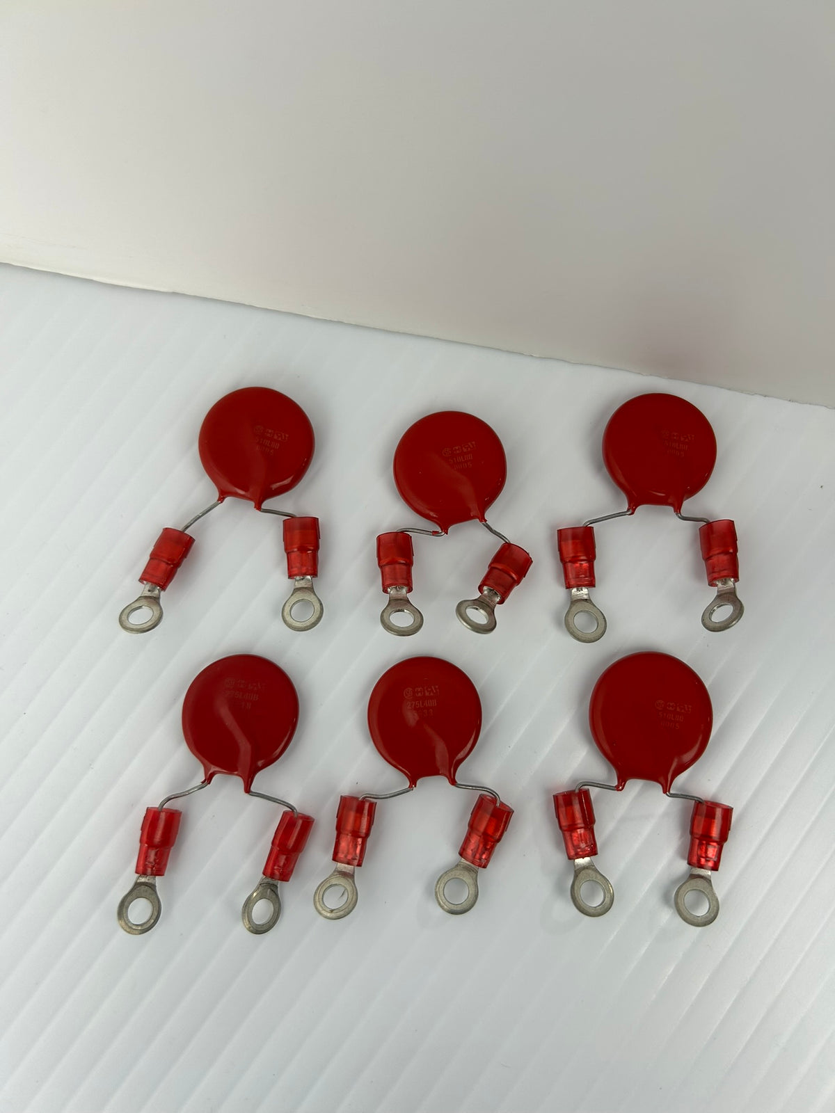 Harris 510L80 Red Varistor - Lot of 6