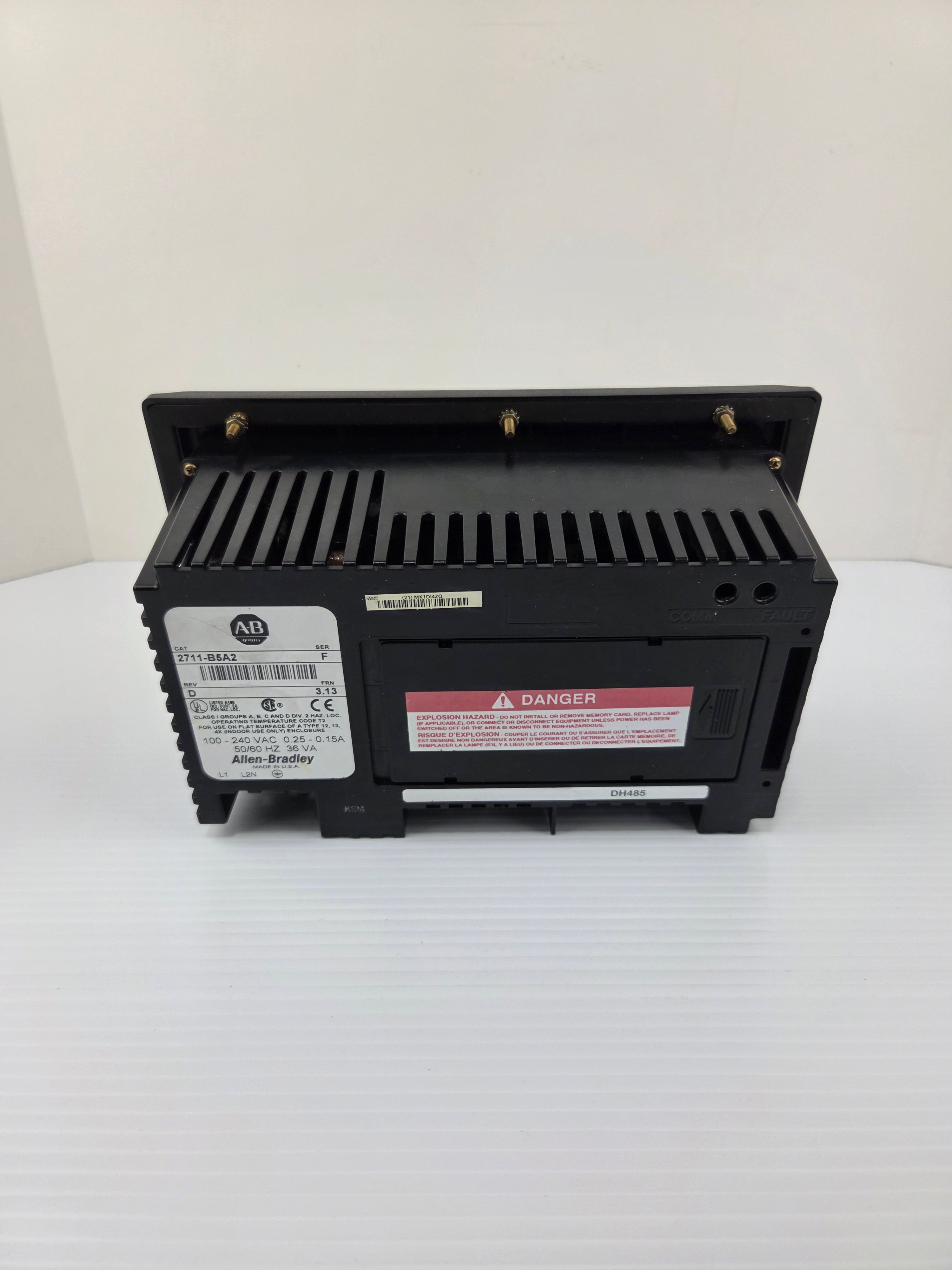 Allen-Bradley 2711-B5A2 PanelView 550 HMI Operator Terminal Series F 100-240VAC