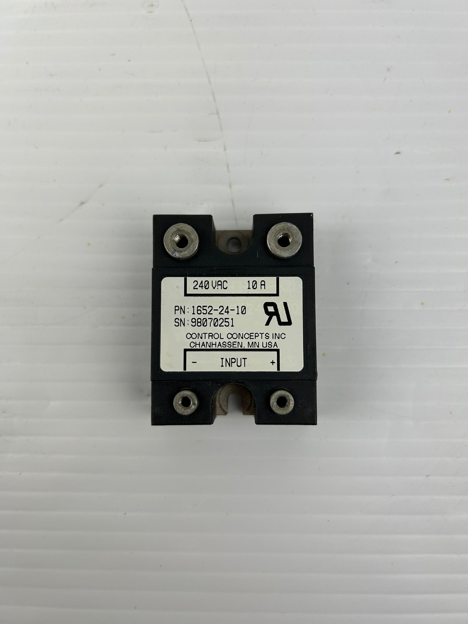 Control Concepts 1652-24-10 Solid State Relay 240 VAC 10A