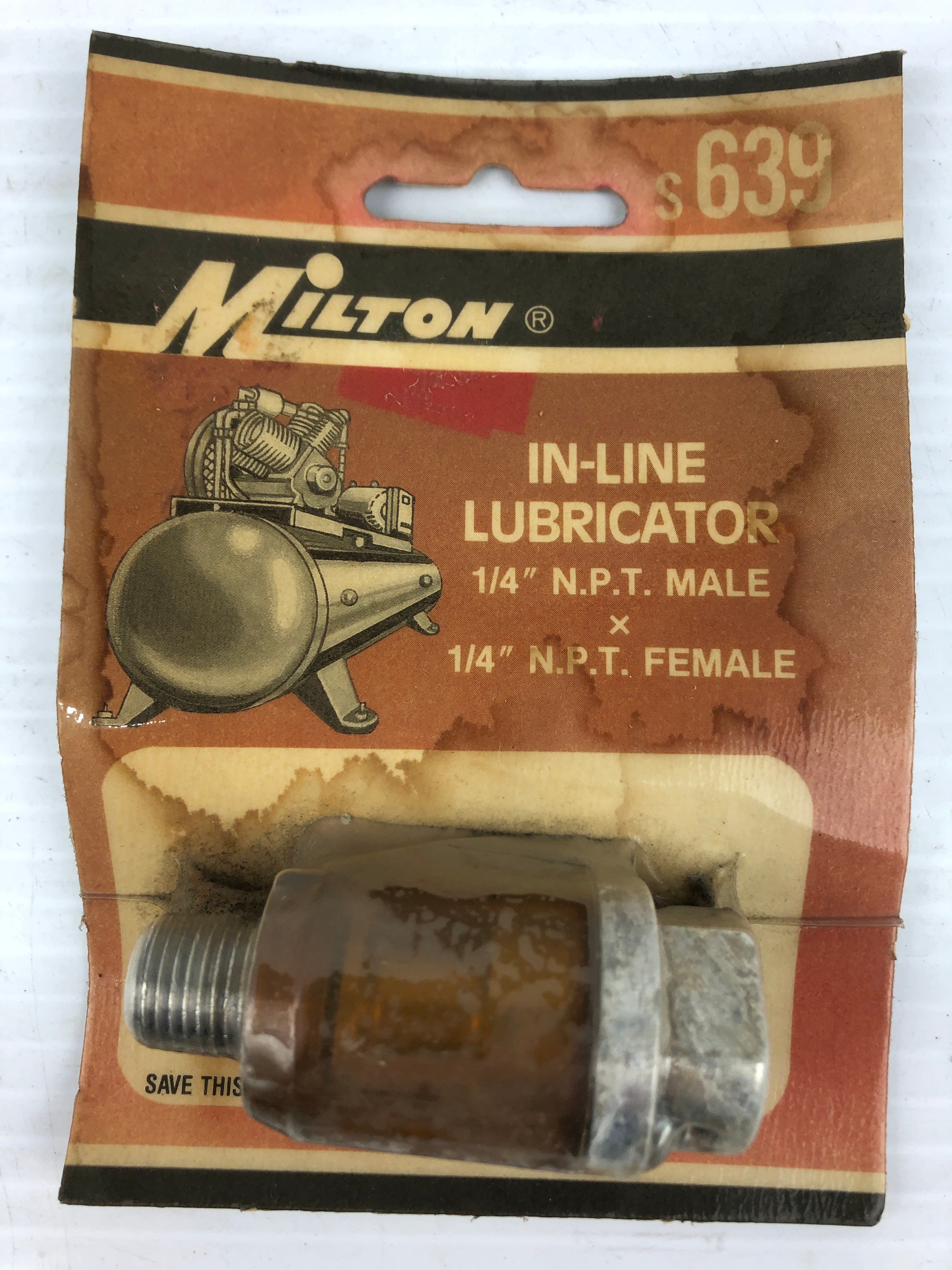 Milton S639 In-Line Lubricator