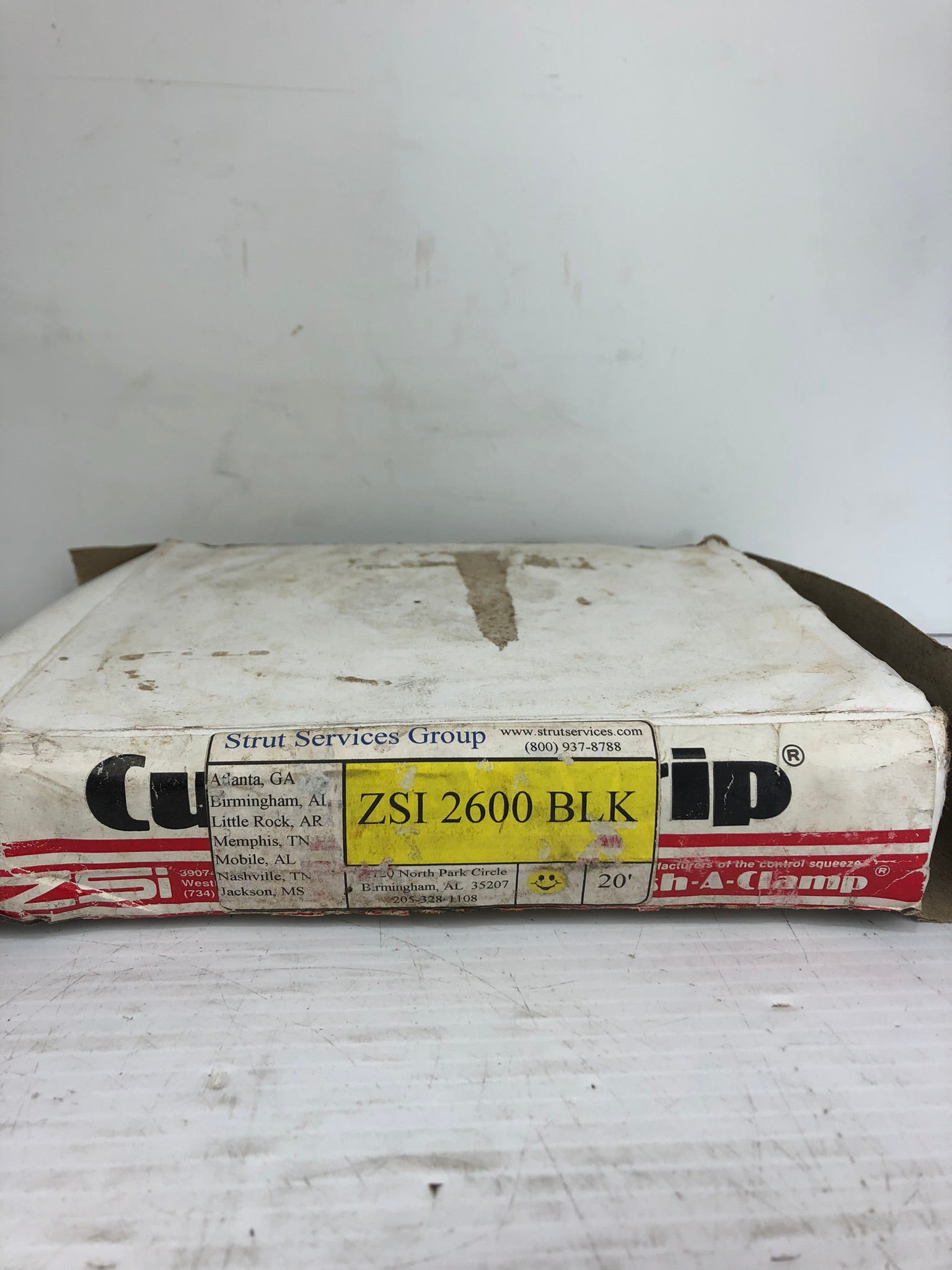 ZSI Cush-a-Strip 2600 Black 20'