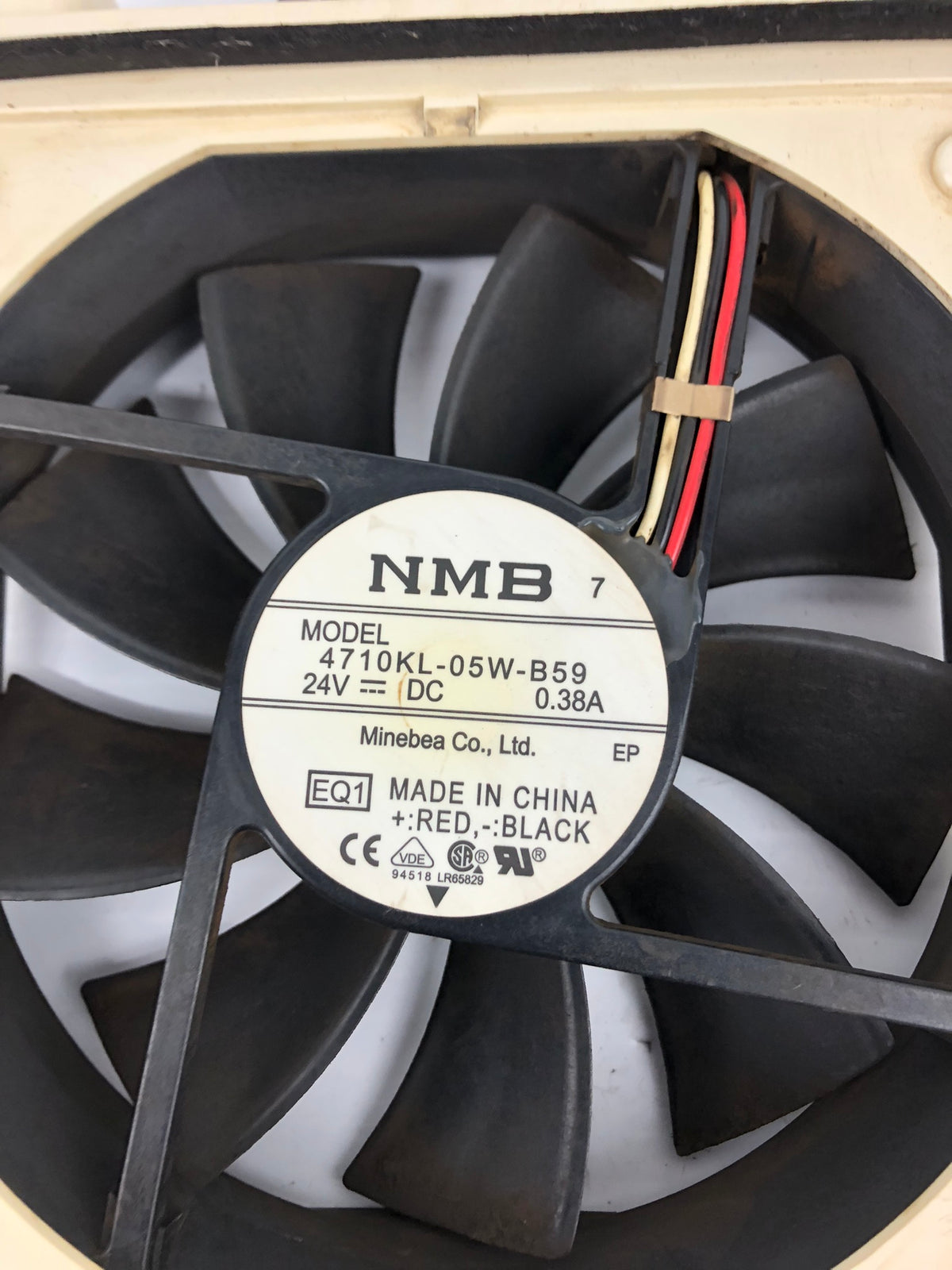 NMB 4710KL-05W-B59 Fan 24VDC 0.38A
