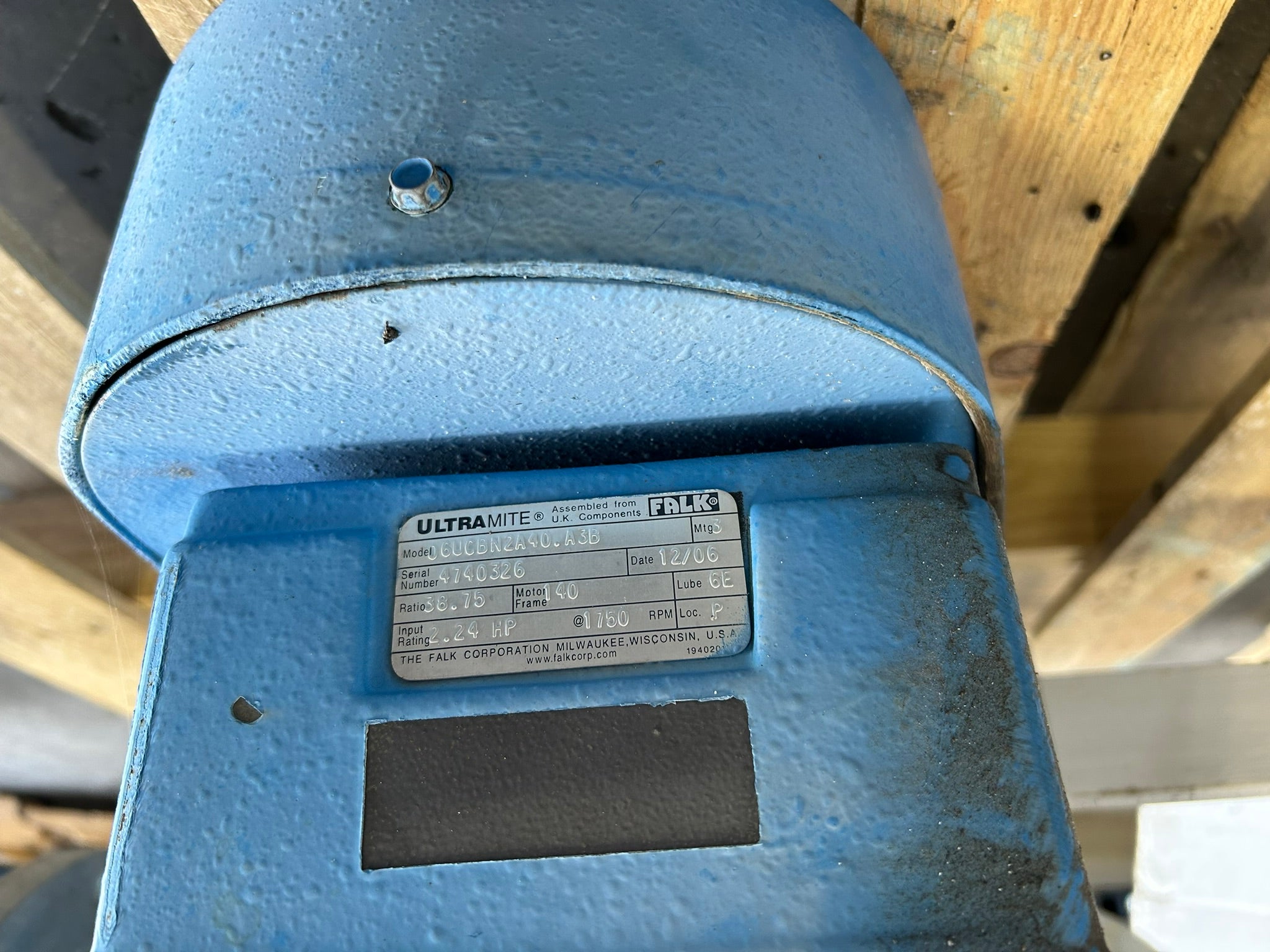 Andritz Sprout 10X8 STD Blower Rotary Airlock Valve w/ Gearbox & Motor 07-00061