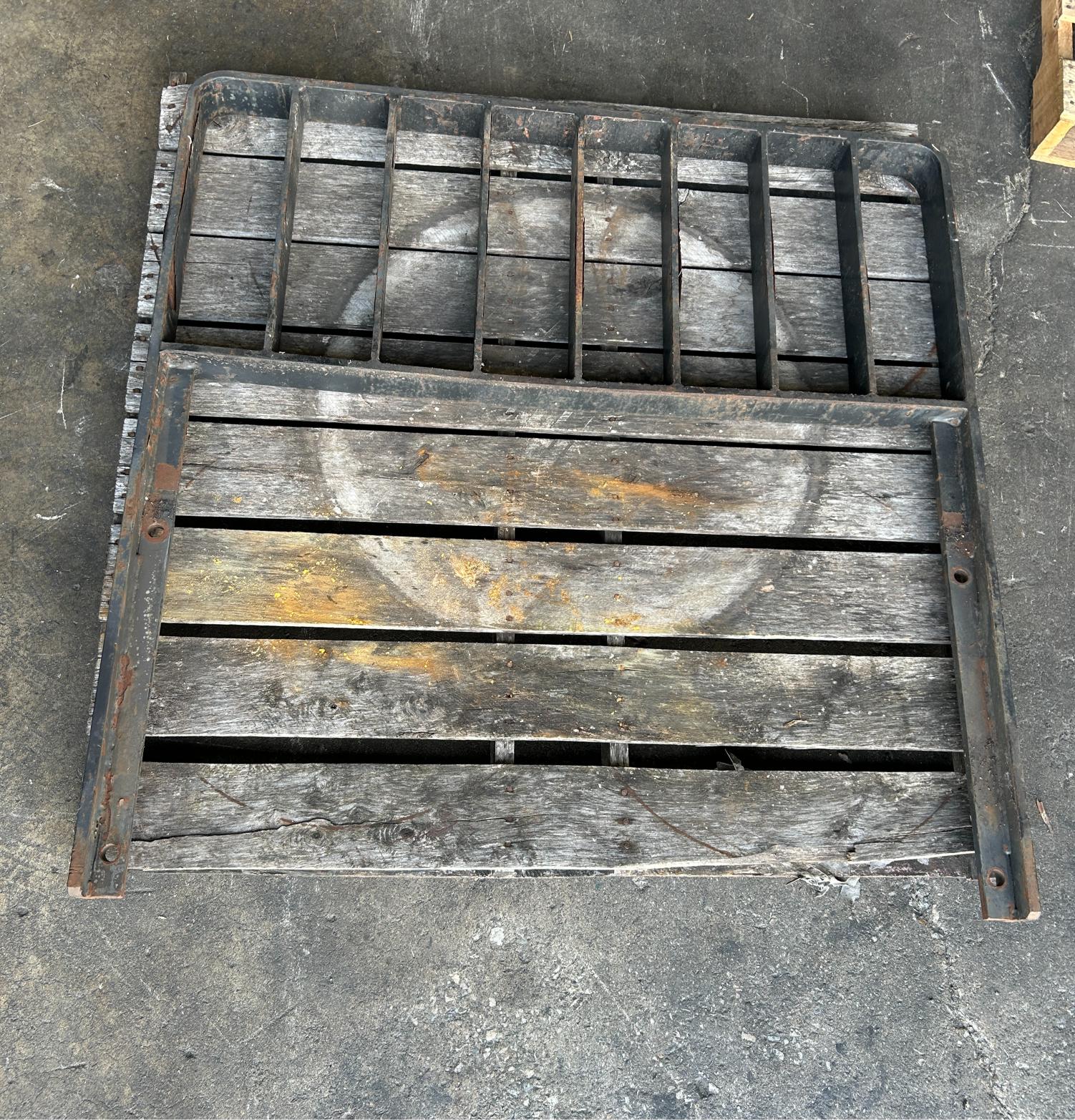 Forklift Load Rest 45-3/4” W x 46-1/8” H Black Metal