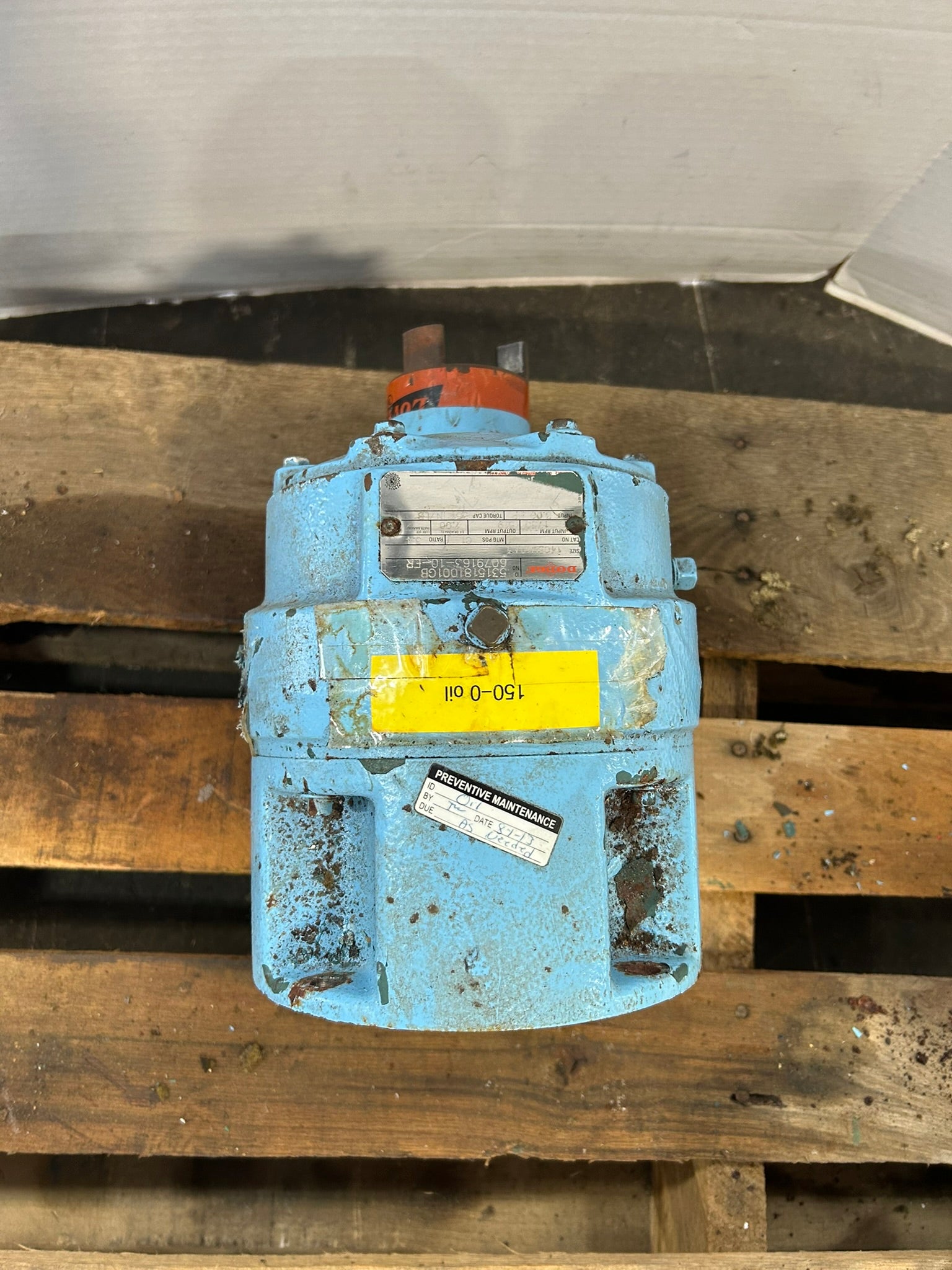 Dodge 140SM16A3 Gear Reducer 5315181001GB6079163-10-ER 3HP 351 in-lbs 3.4 Ratio