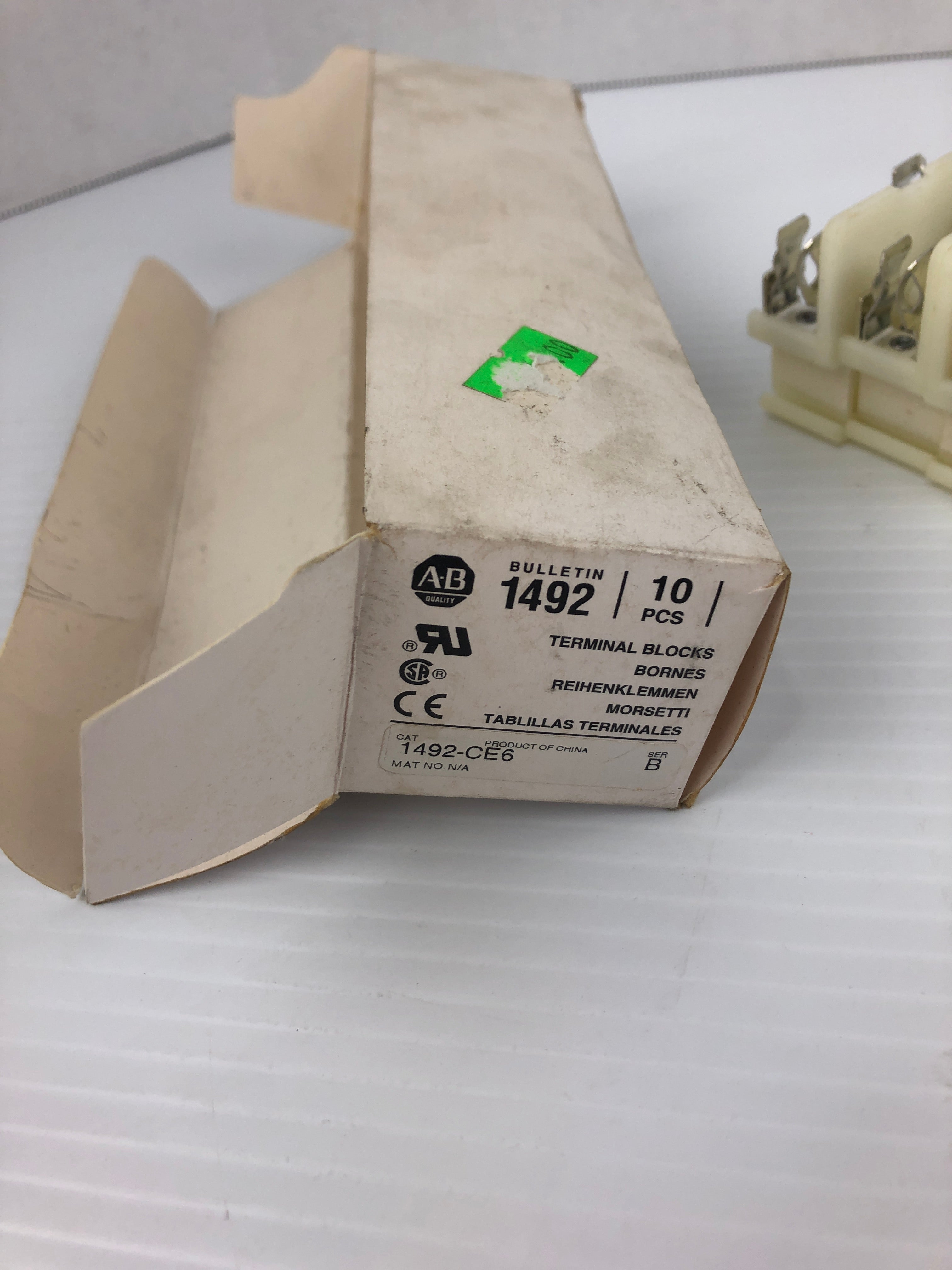 Allen Bradley 1492-CE6 Terminal Blocks Series B - Lot of 6