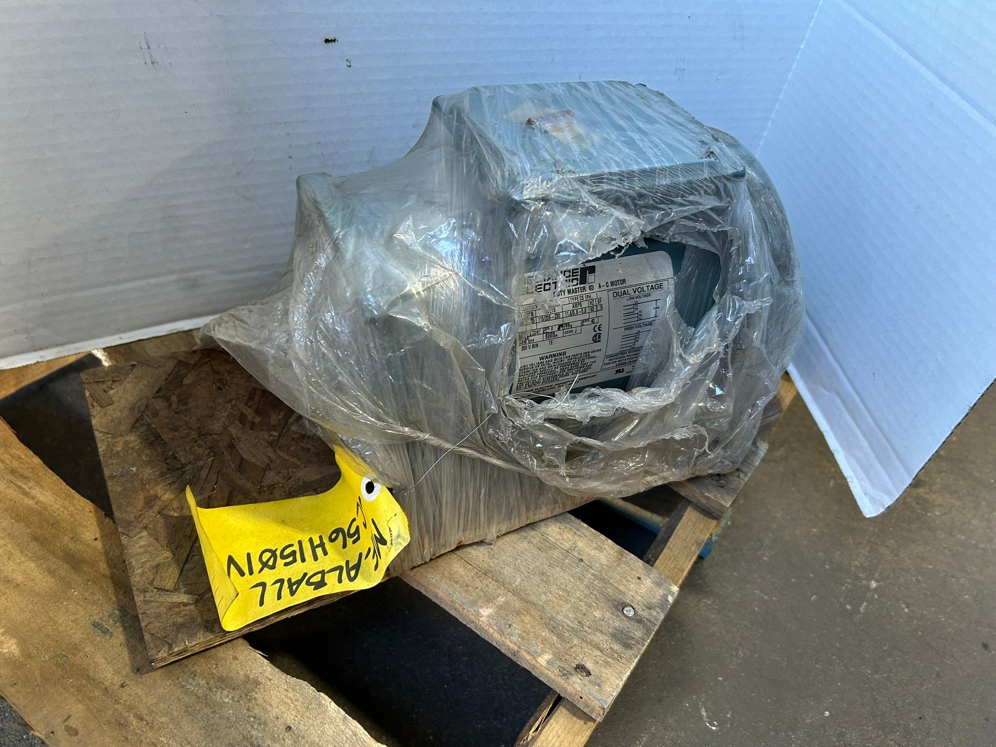 Reliance C56H1501V Motor 3/4 HP 1 Phase 1725 RPM