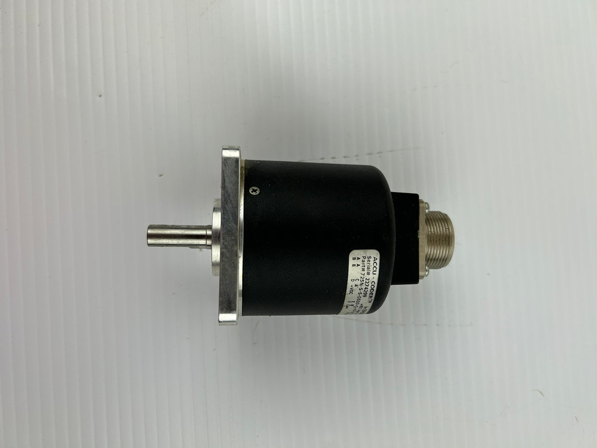EPC Accu-Coder 725N-S-S-0500-Q-HV-1-F-N-EY-Y-N Rotary Encoder 3/8" 500 CPR