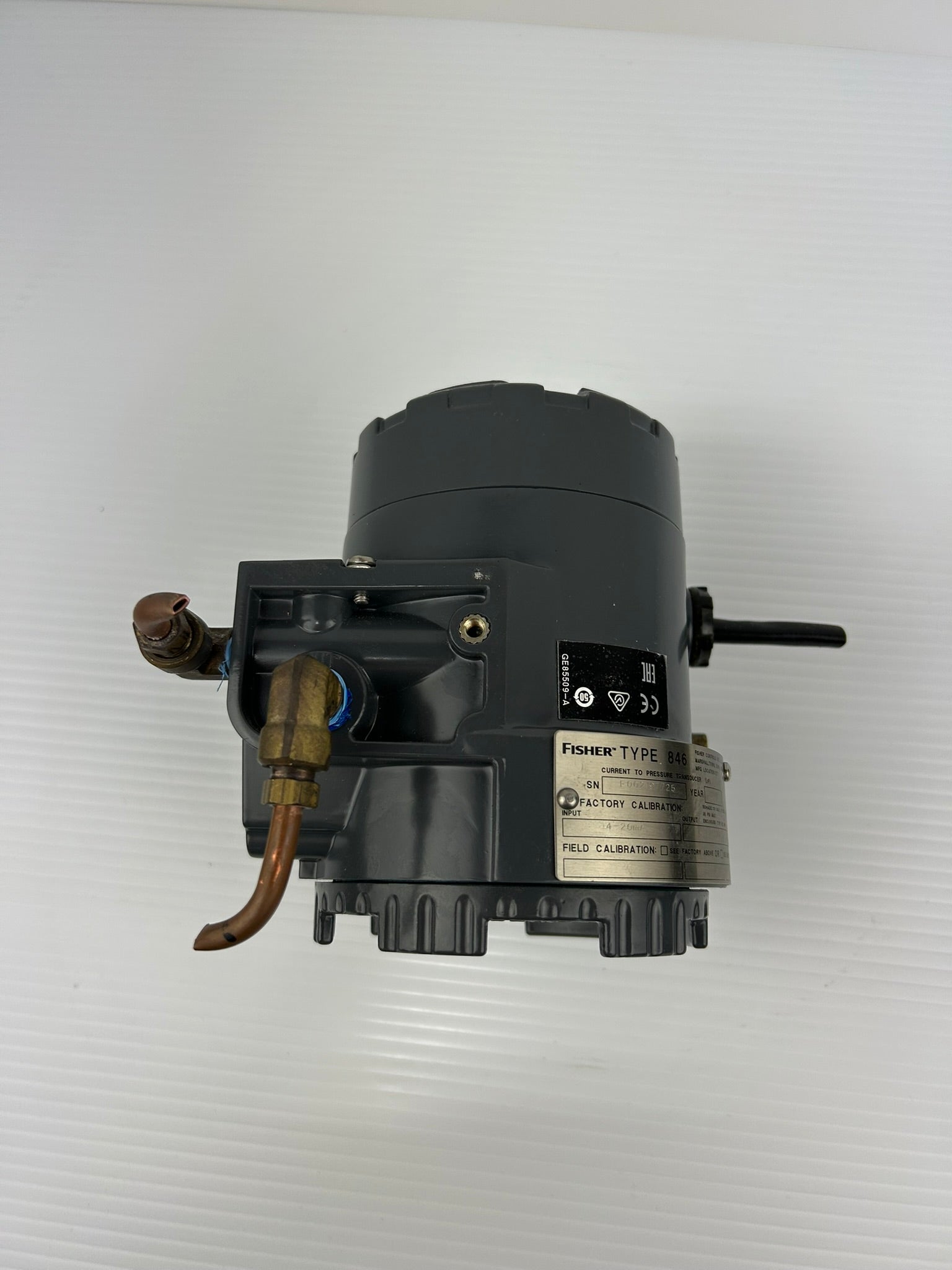 Fisher 846 Current to Pressure Transducer Input 4-20mA Output 3-15 PSIG
